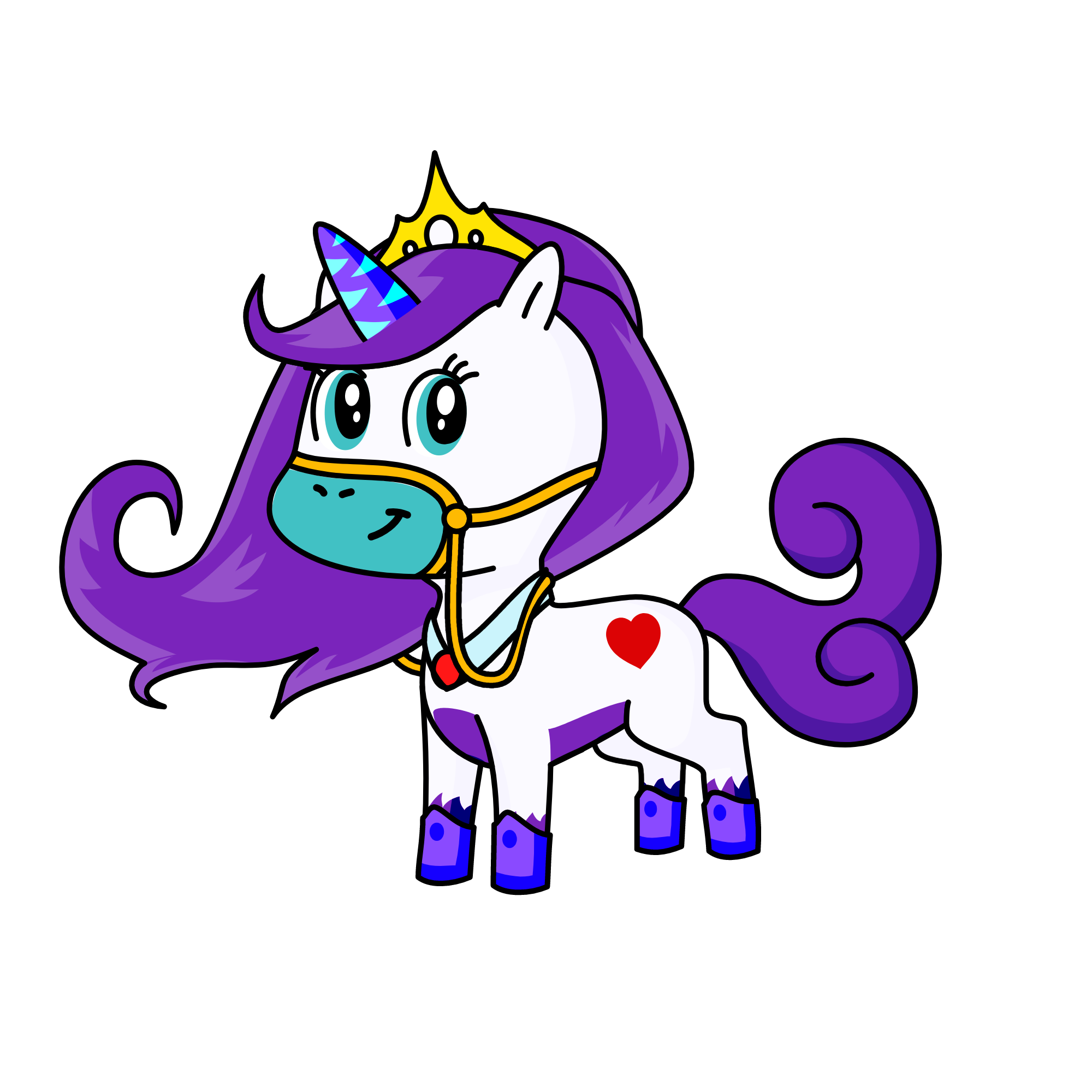 Moonlight, the unicorn
