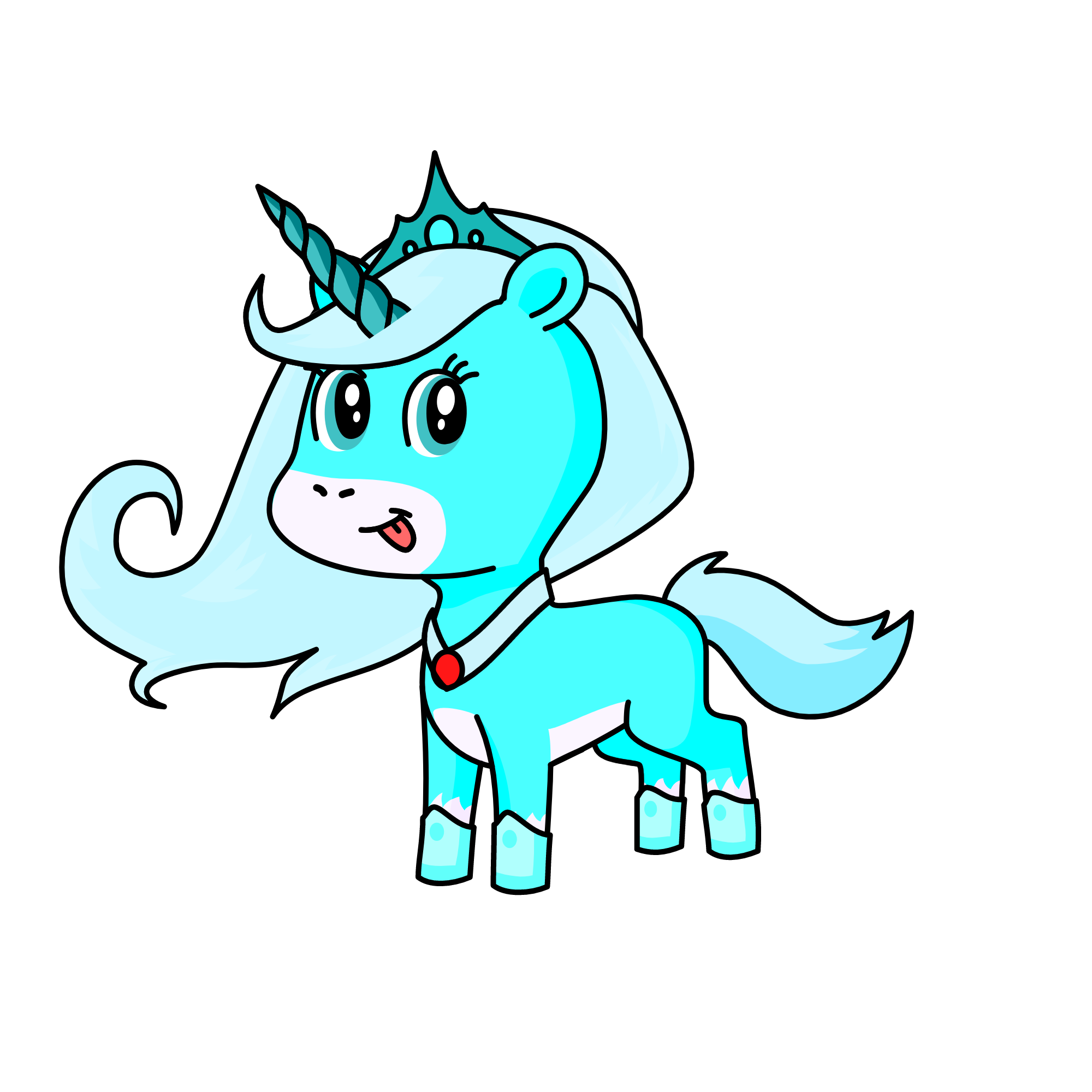 Snowy, the unicorn