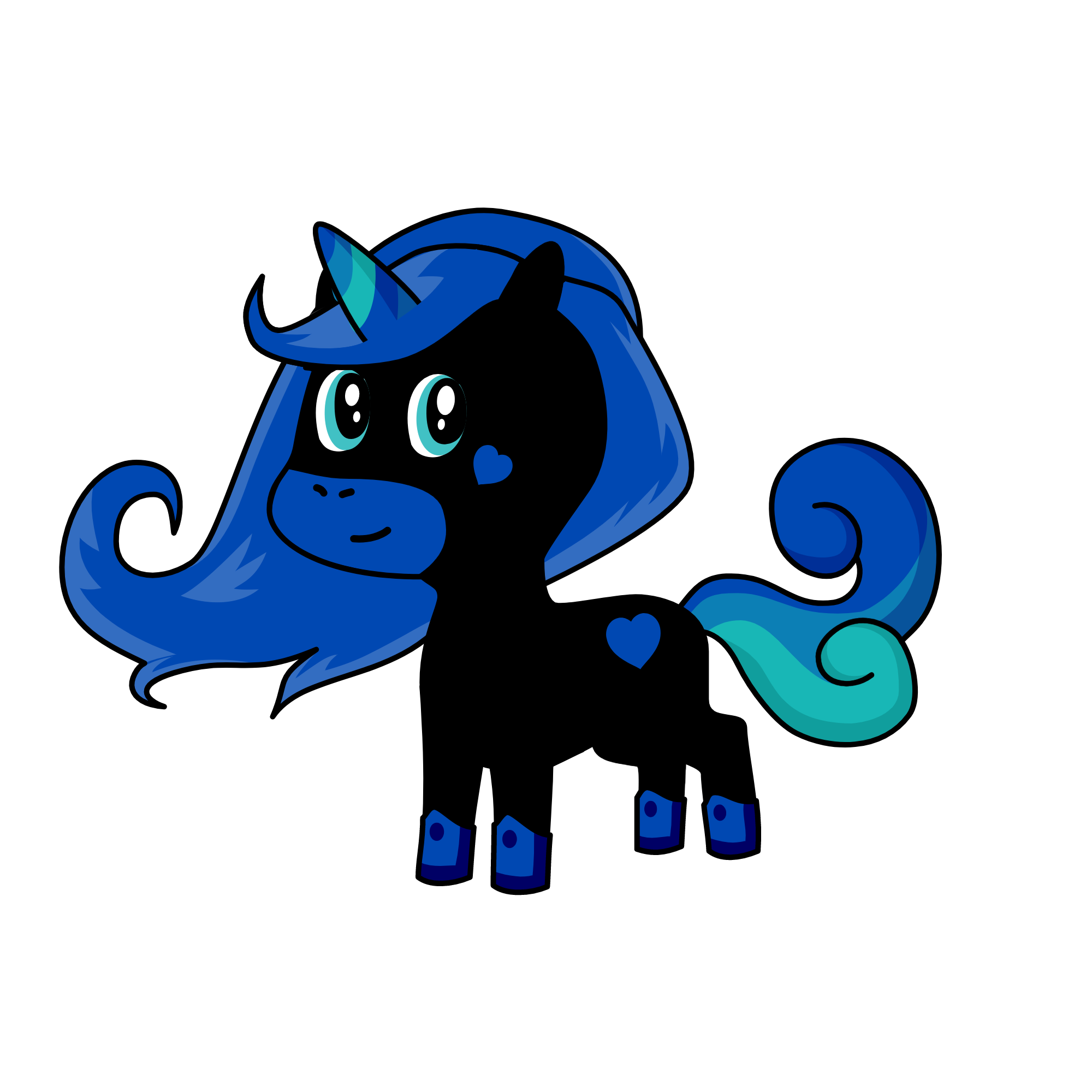 Darkheart, the unicorn