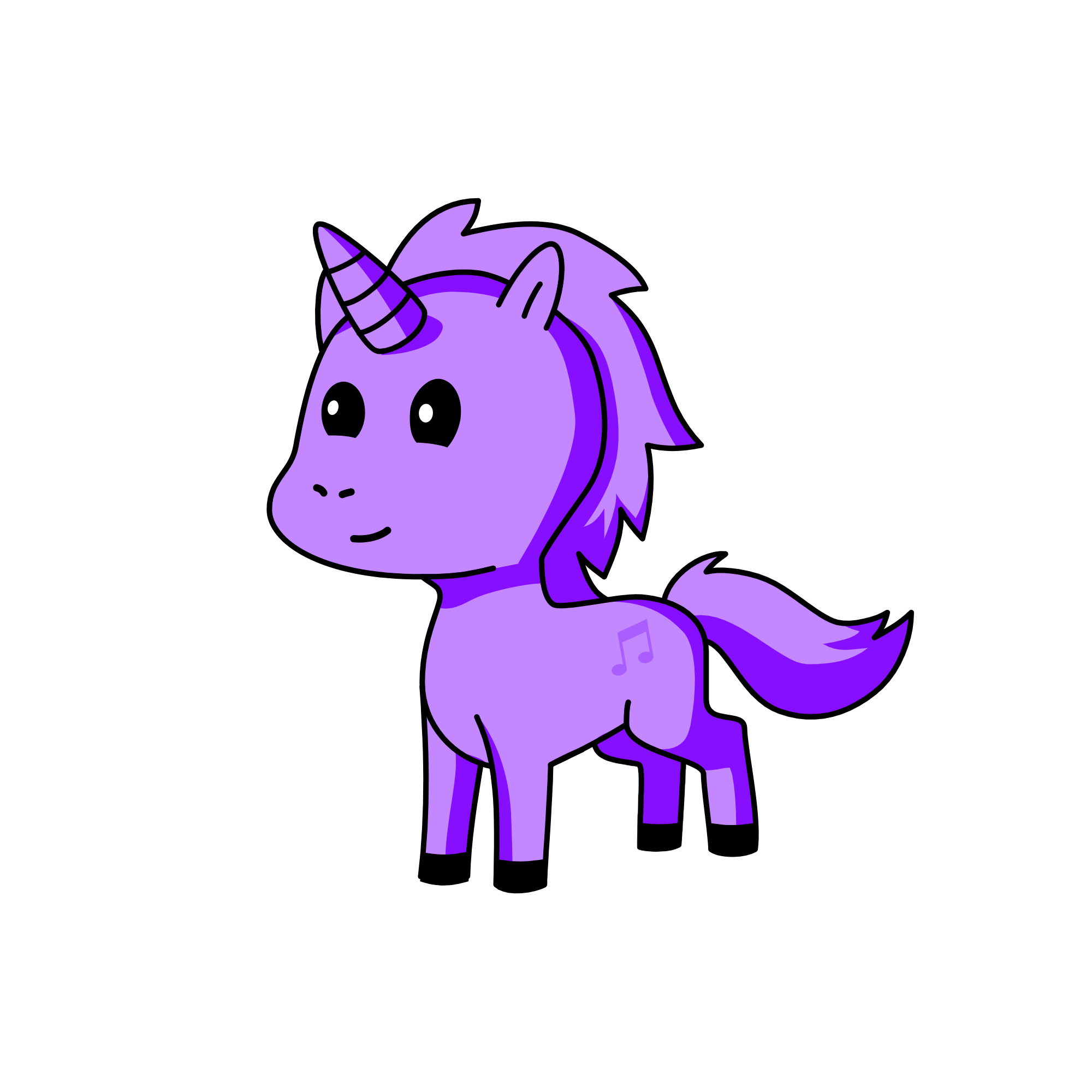 Music sprit, the unicorn