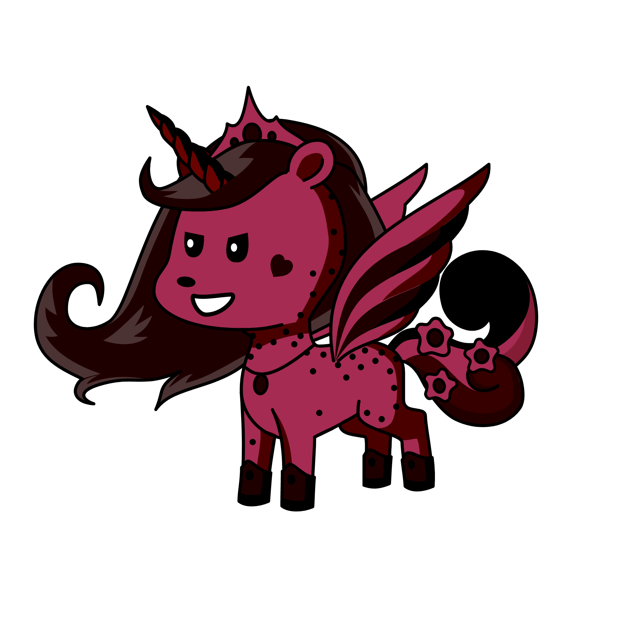 darky, the unicorn