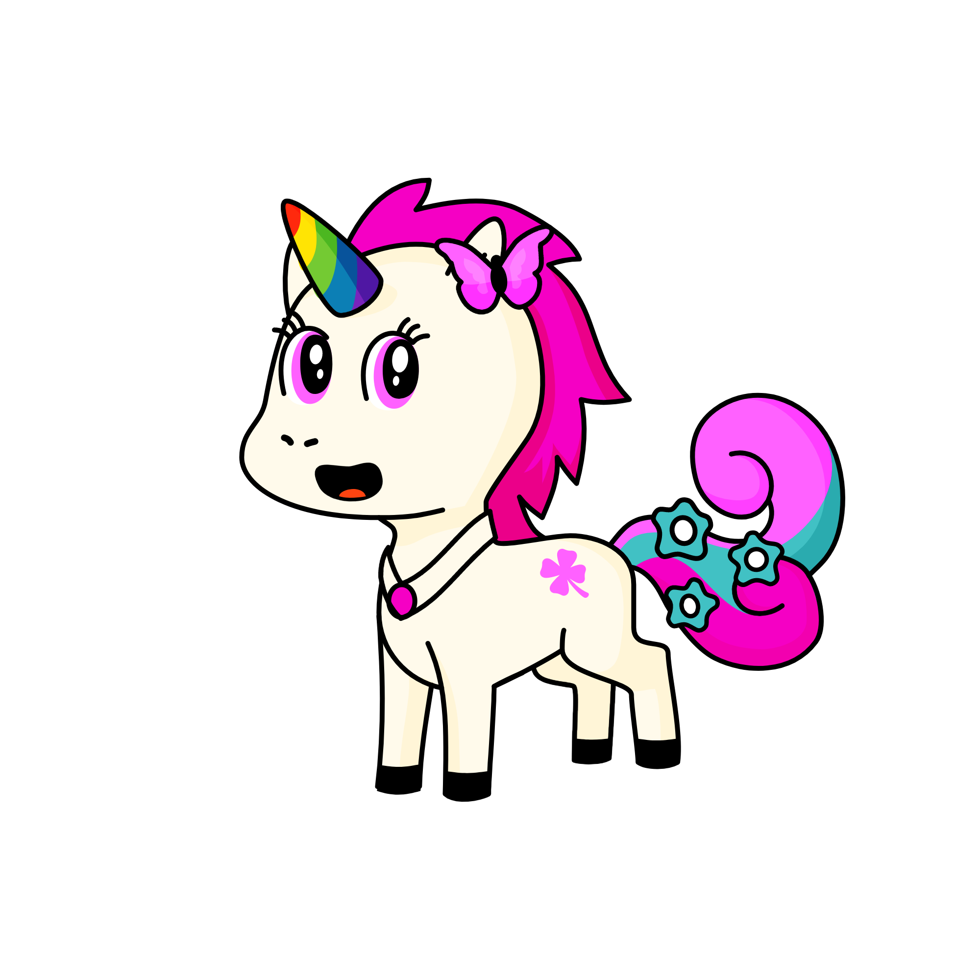 Bloom, the unicorn