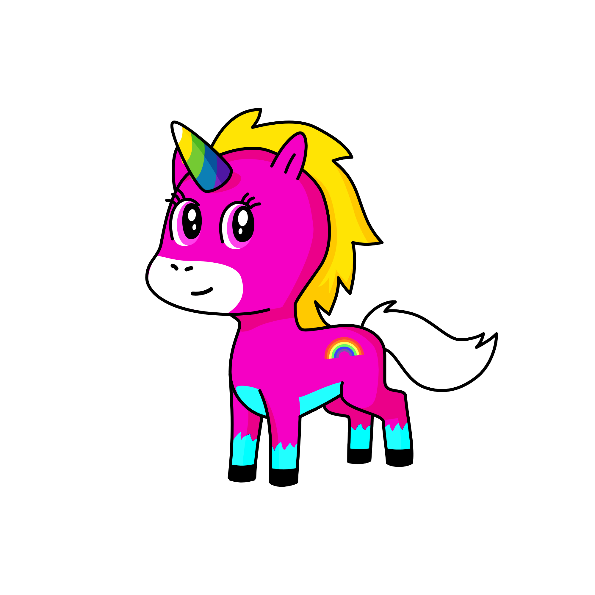 cupcake, the unicorn