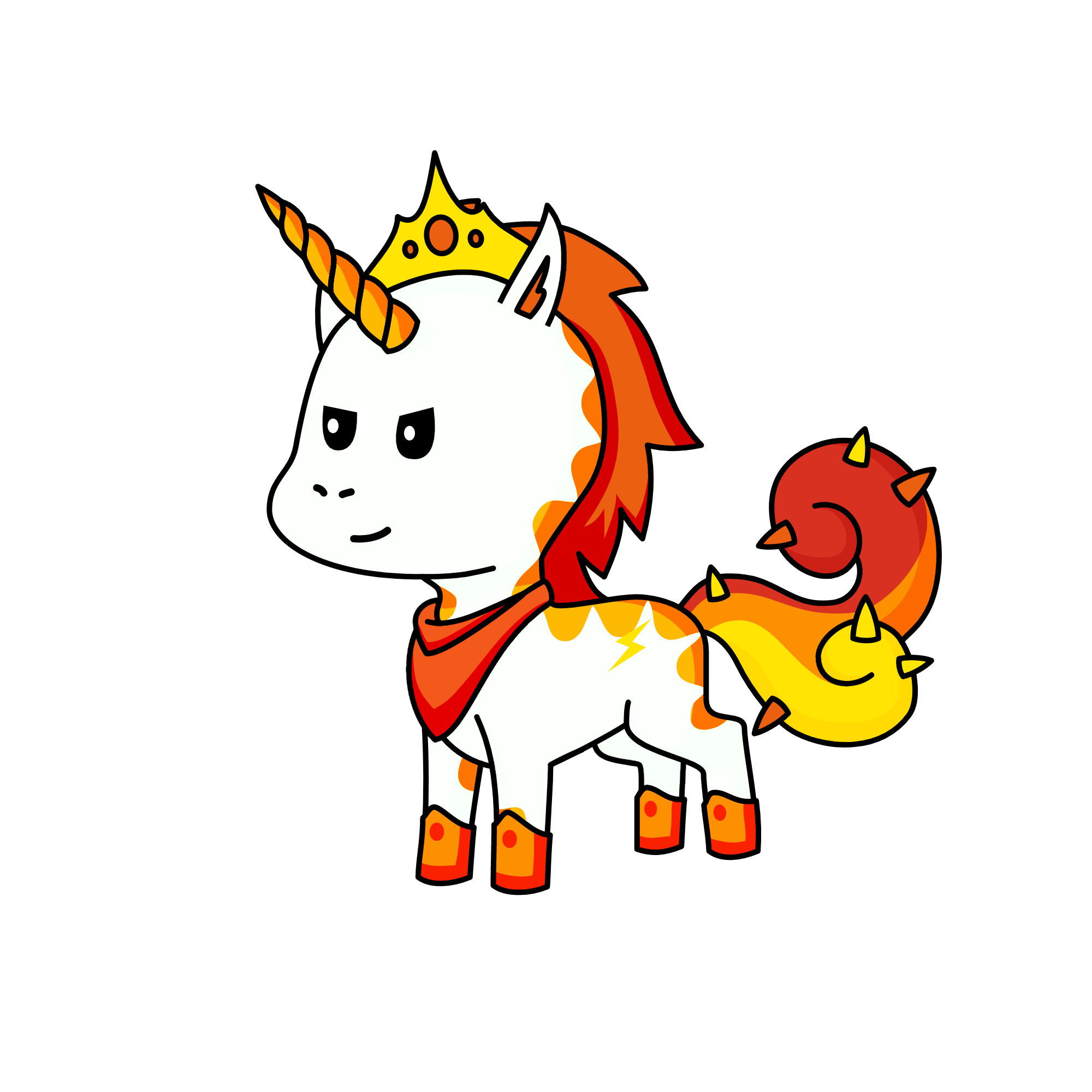 Lightning, the unicorn