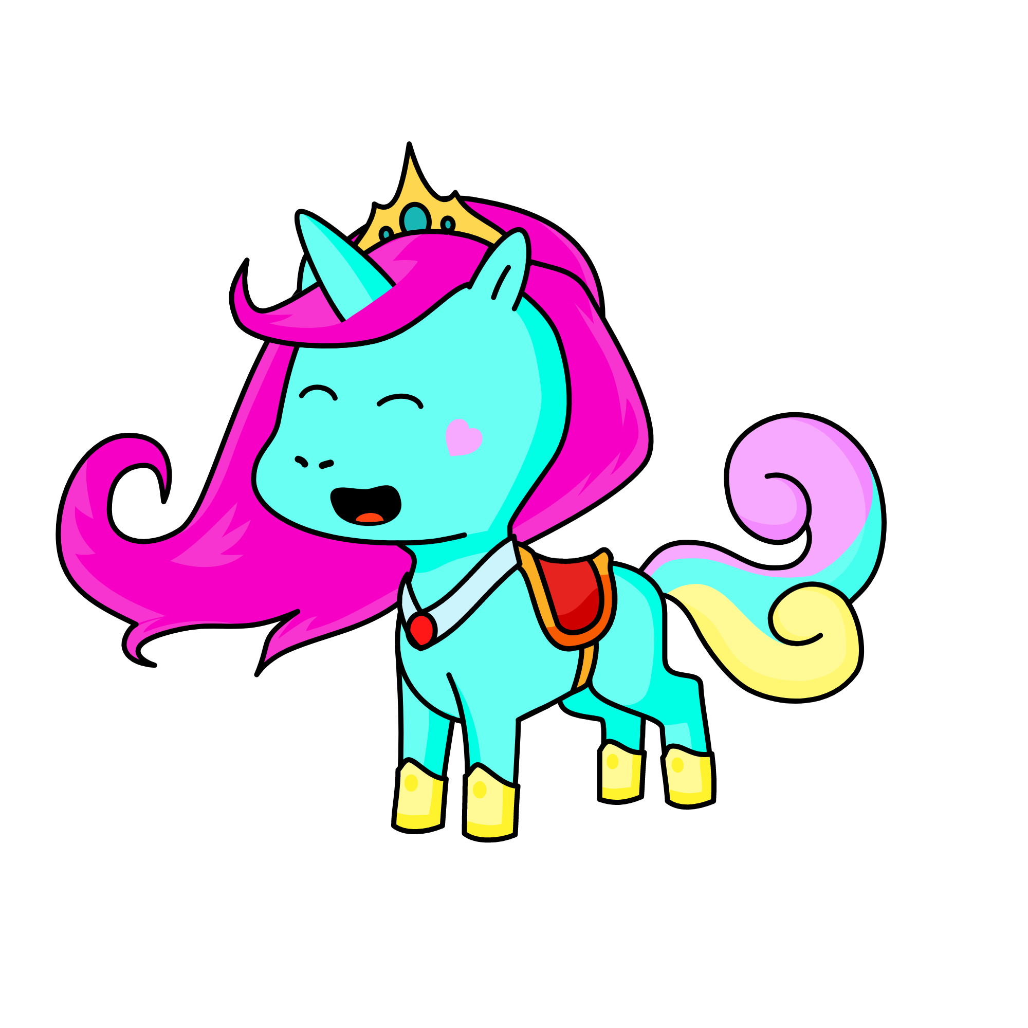candy, the unicorn