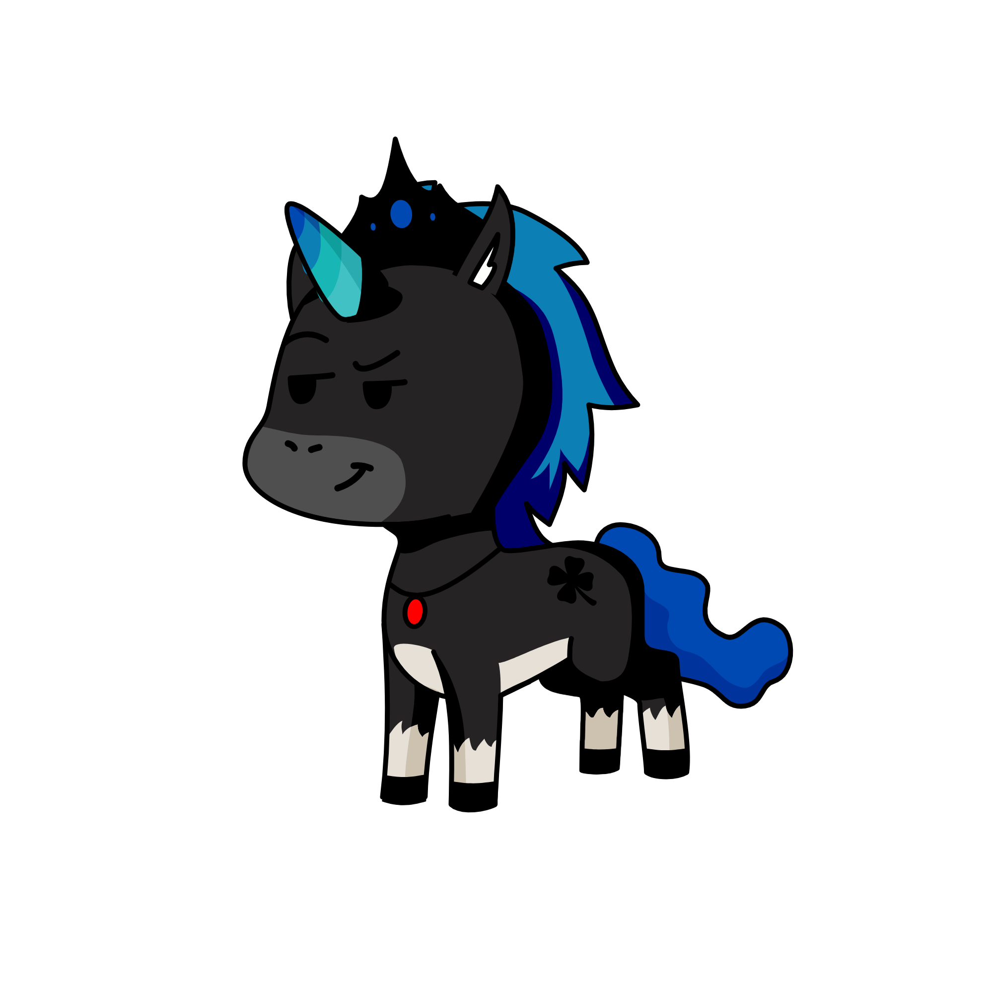 Maleficent, the unicorn