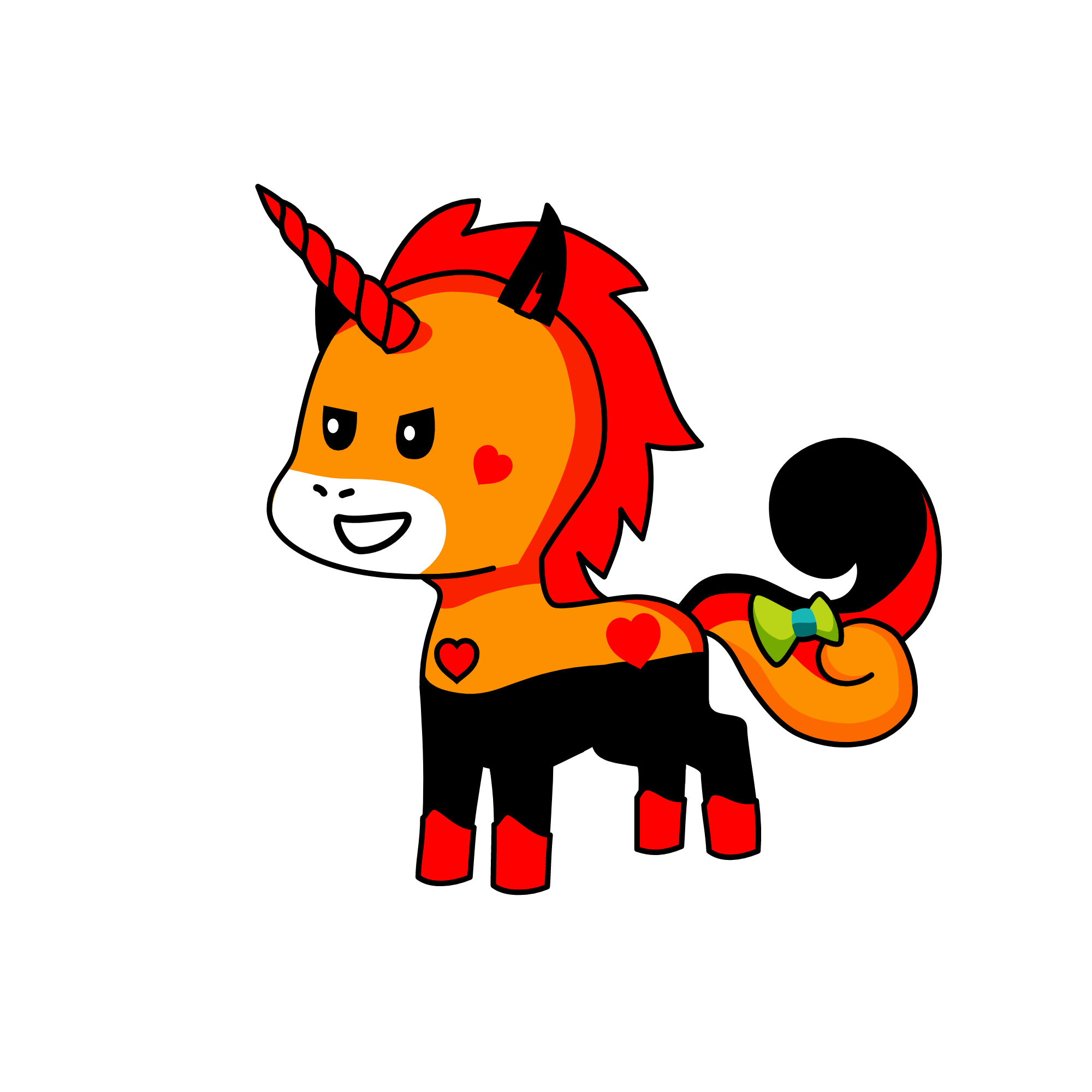 Demon, the unicorn
