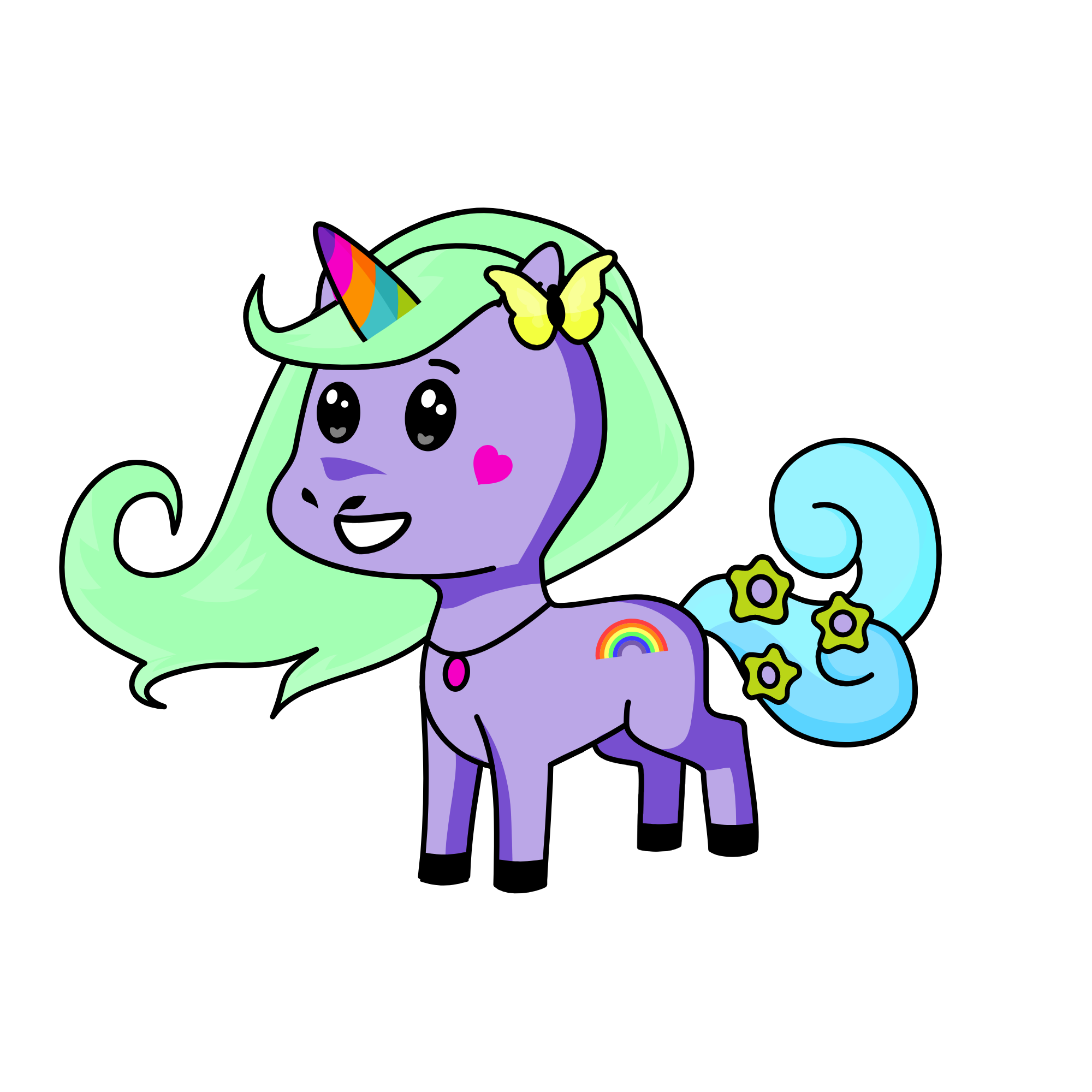 Cotton Candy, the unicorn