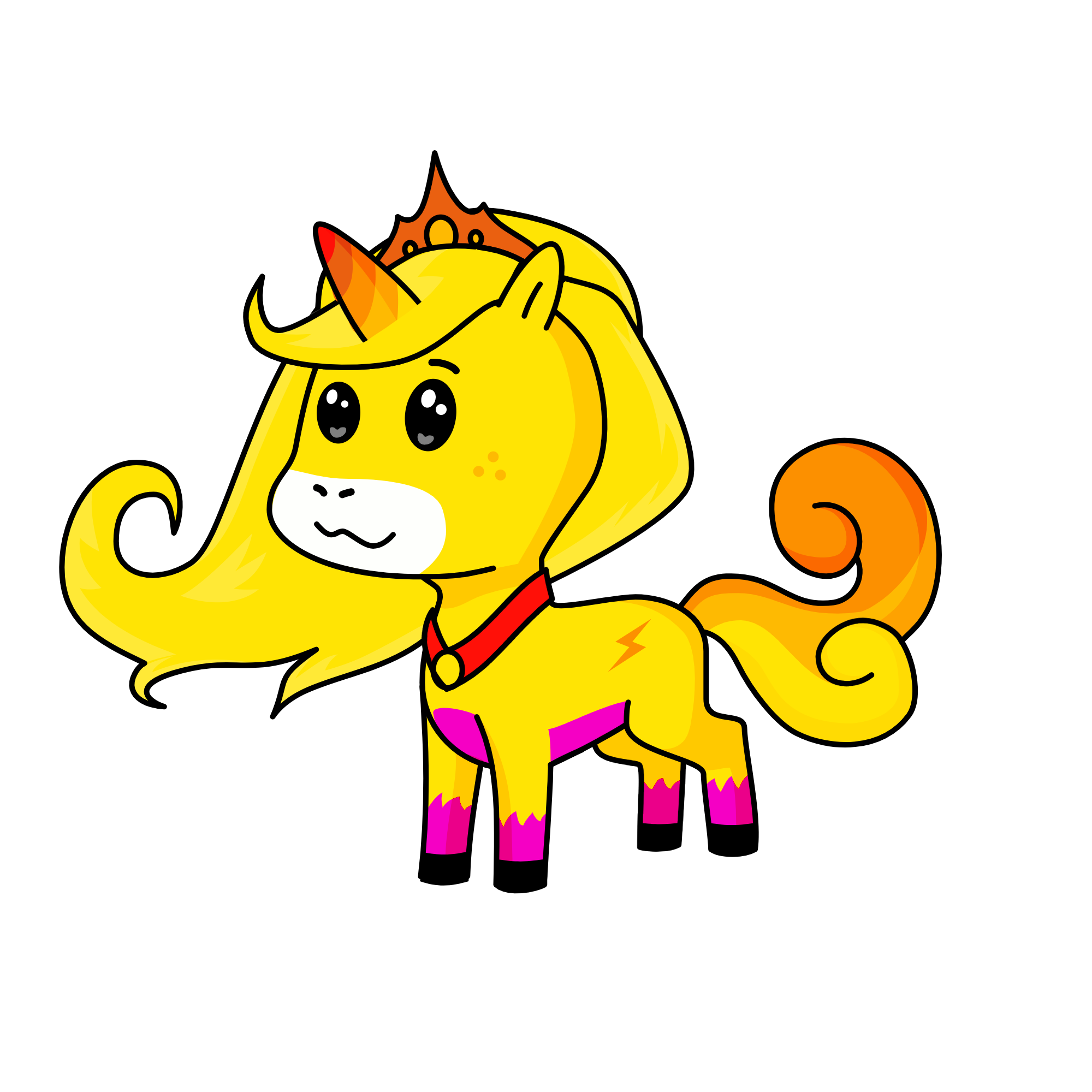 Yellowler, the unicorn