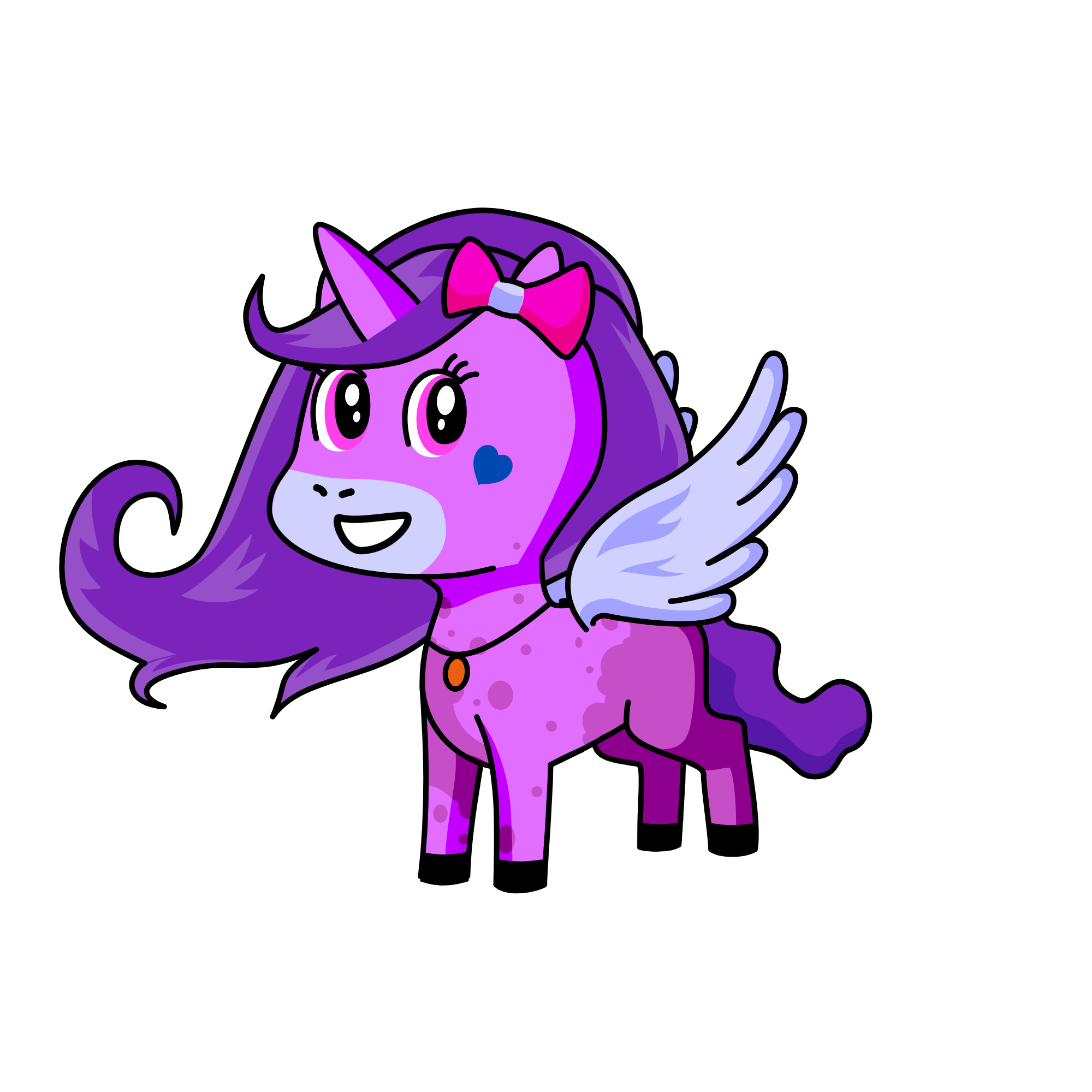 Silvesse, the unicorn
