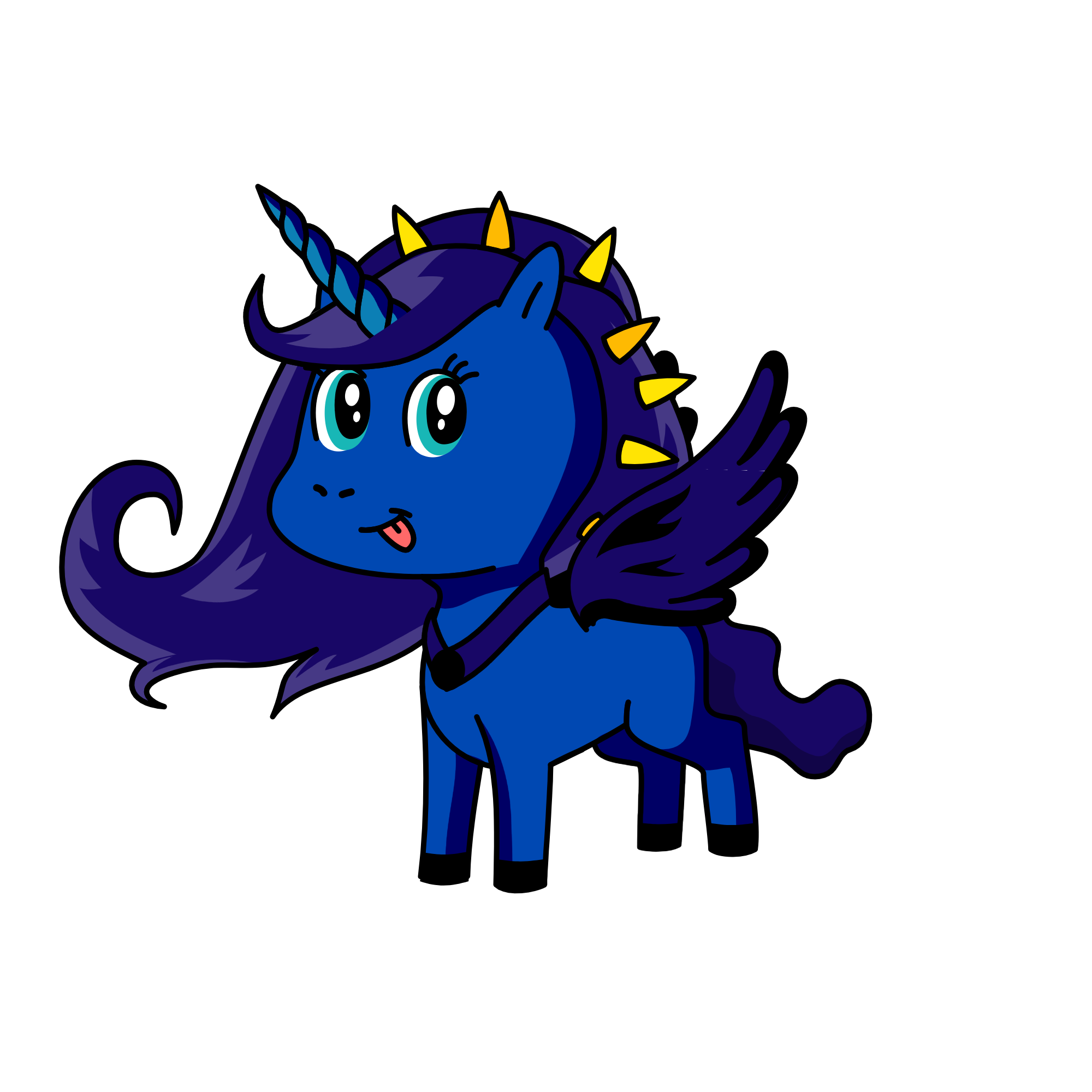 Lunar, the unicorn
