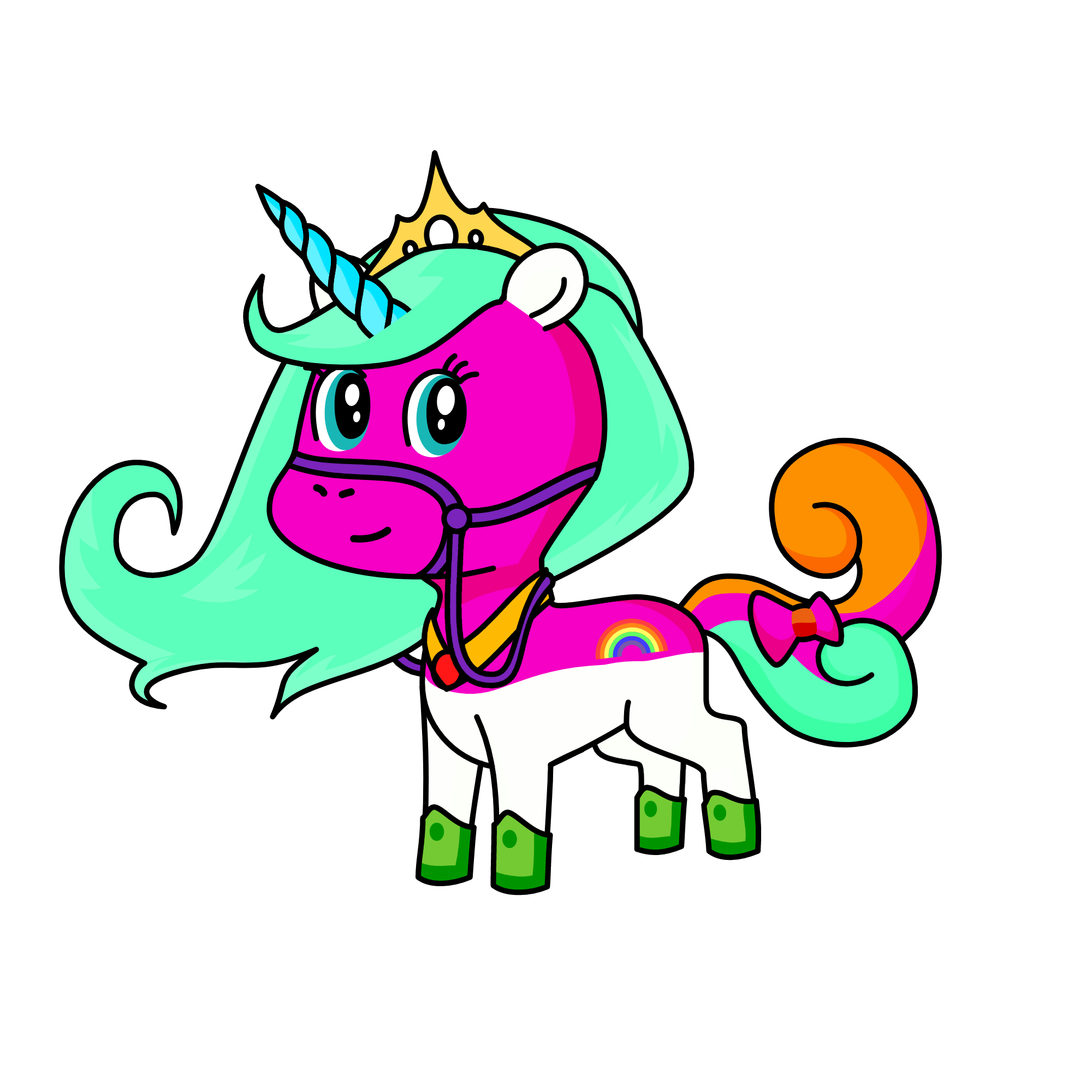 5, the unicorn