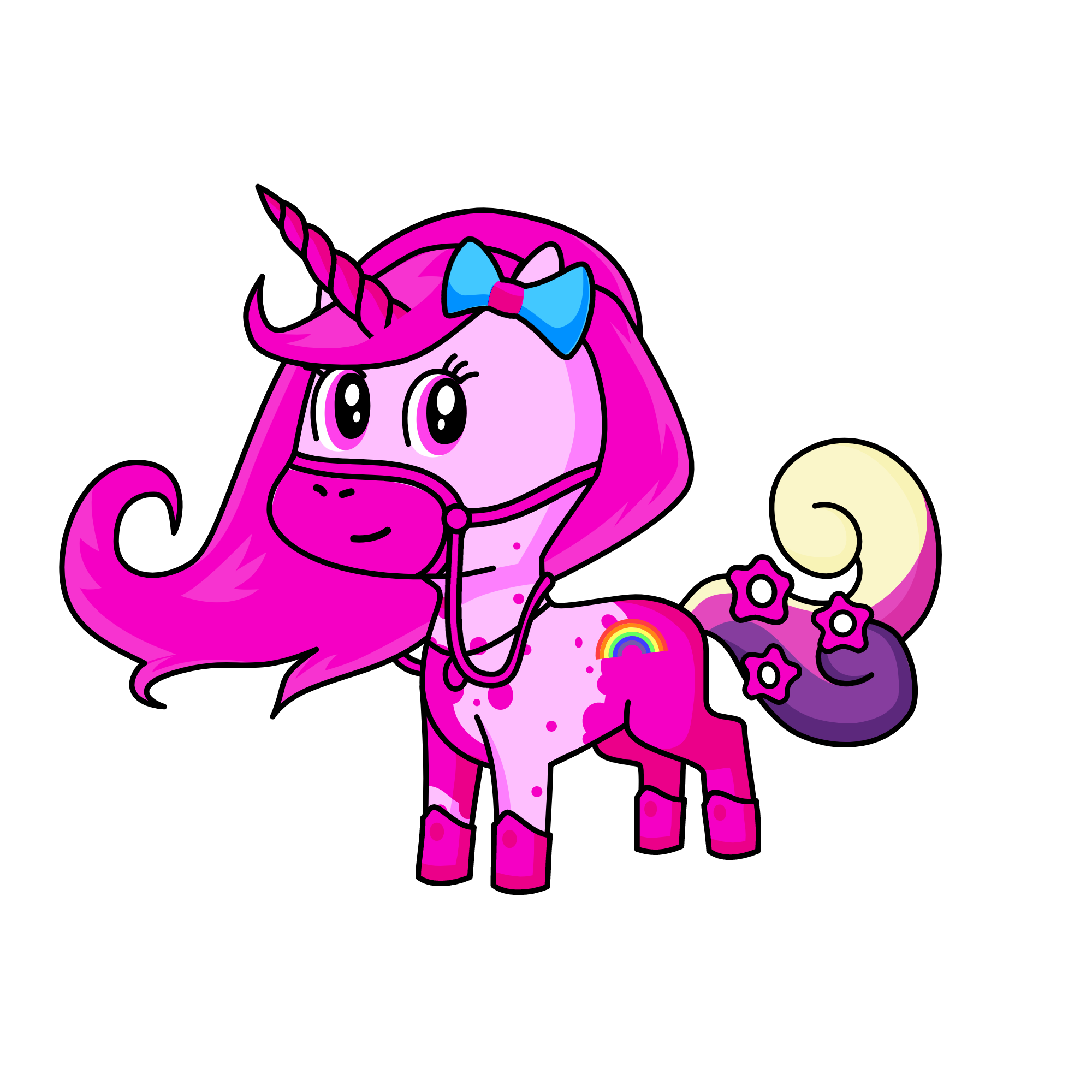 Winx Lolirock Bloom Iris, the unicorn
