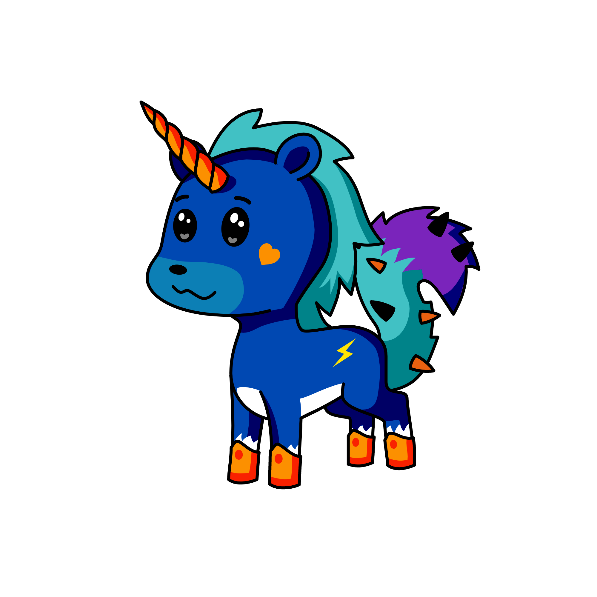 Butt, the unicorn