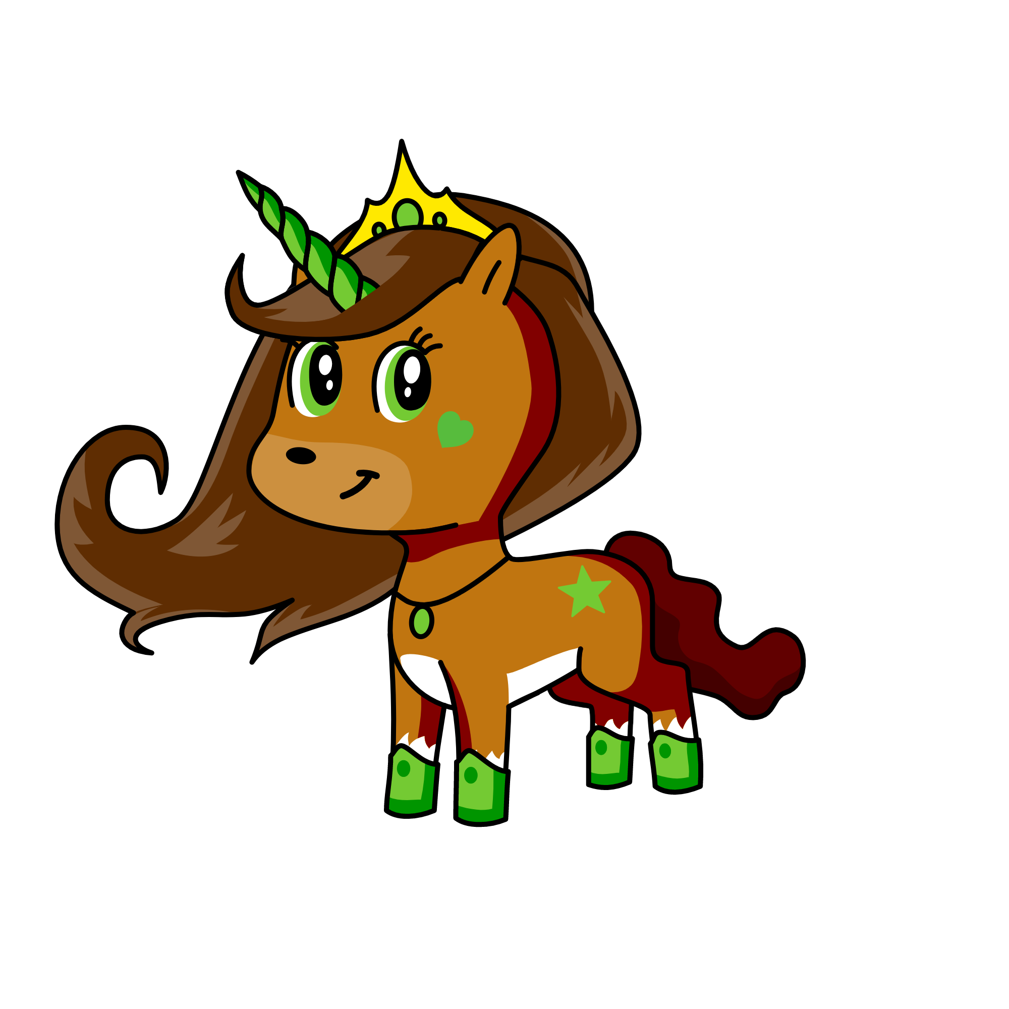 Slytherin, the unicorn