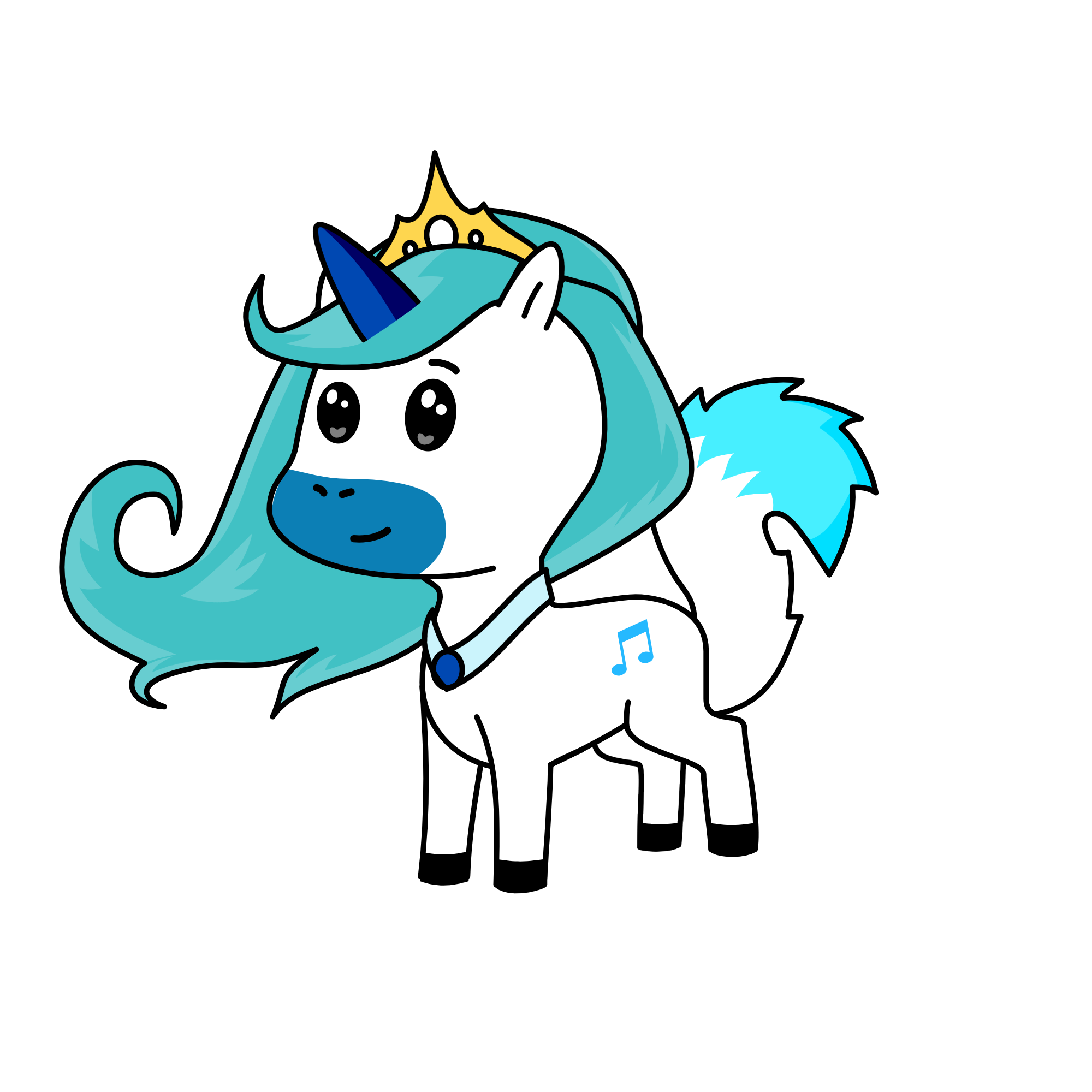 Snowy, the unicorn