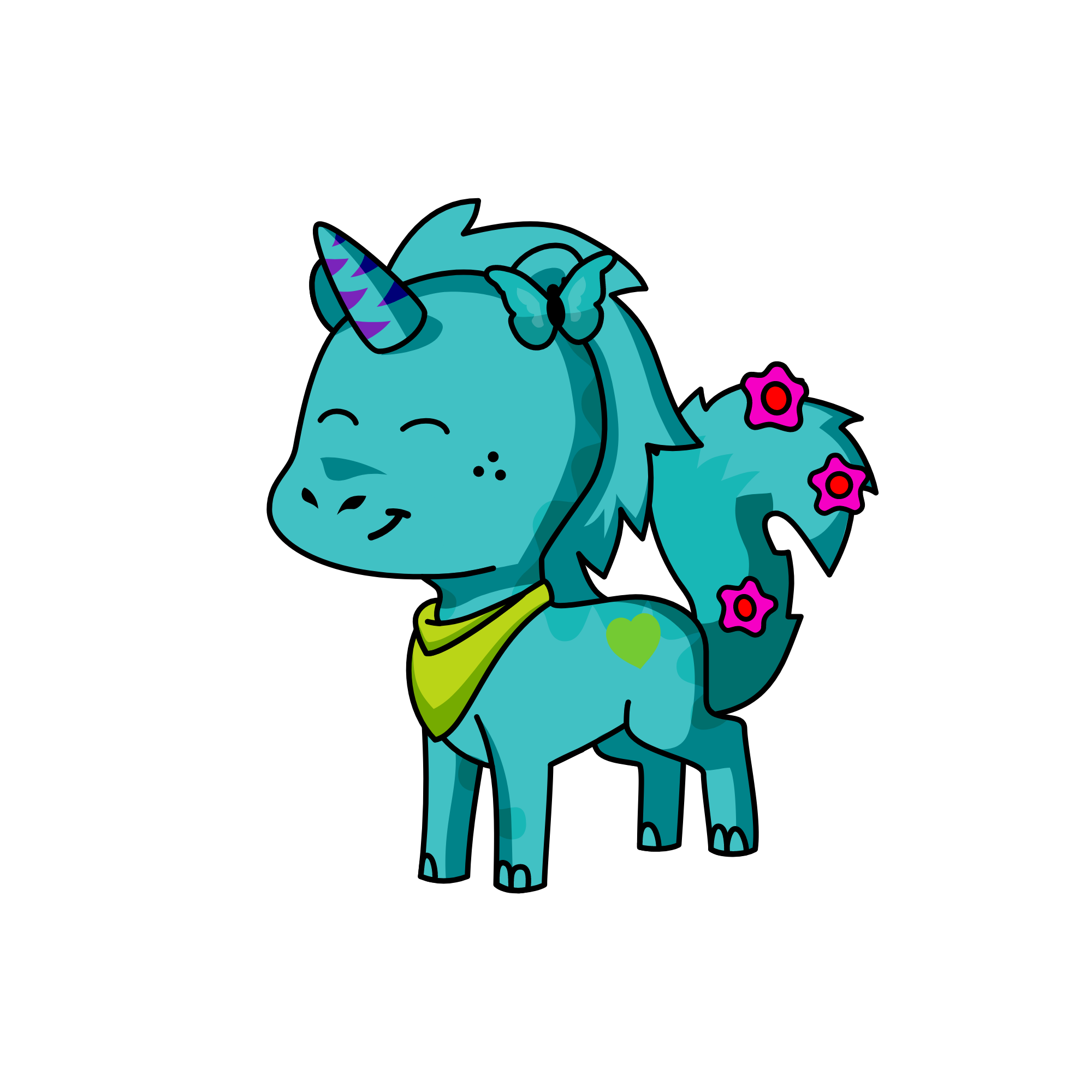 mY MeGa CHaRisArSd, the unicorn