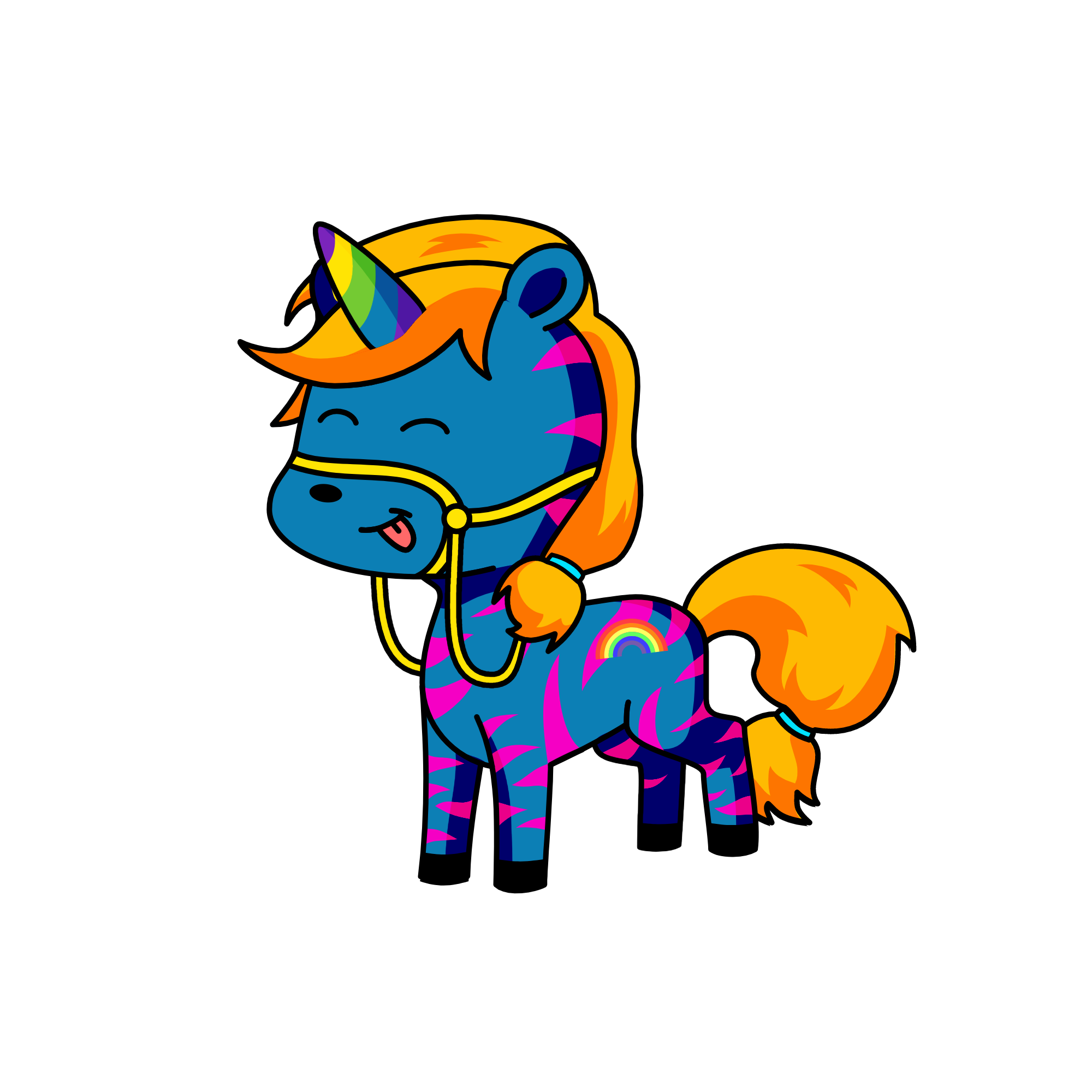 Zebra, the unicorn