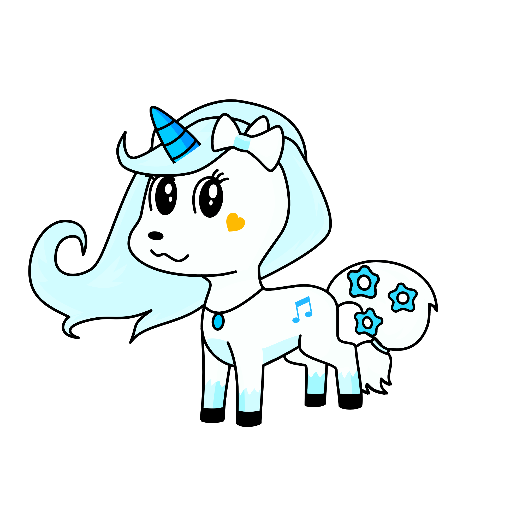 Odette, the unicorn