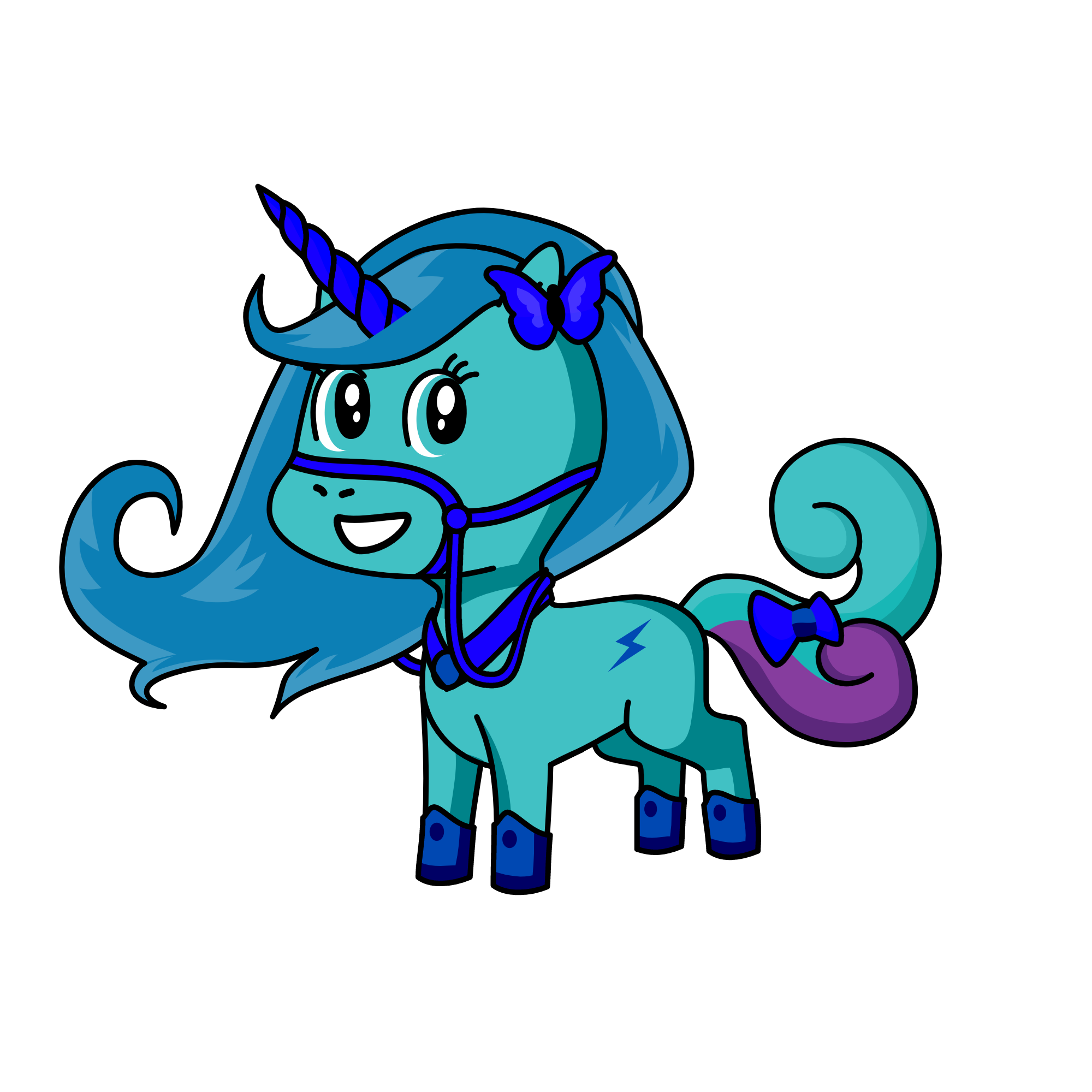 Bluecorn, the unicorn