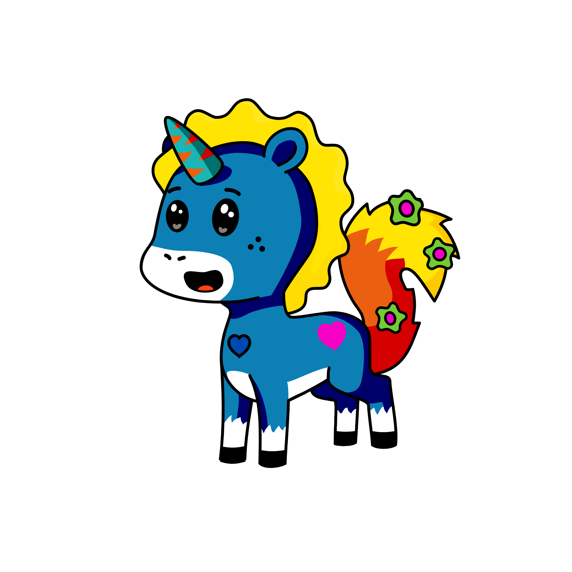 uhiuhlui, the unicorn