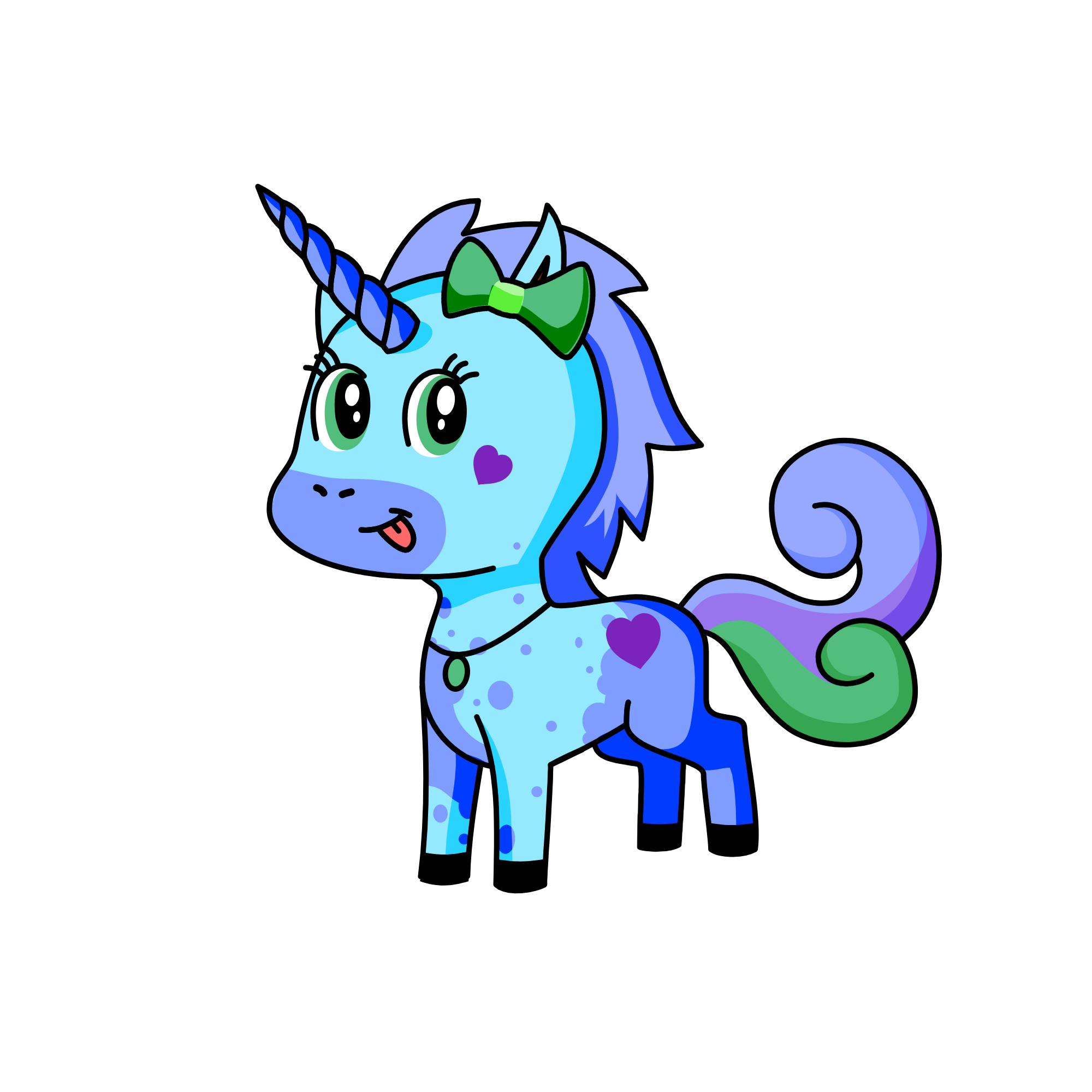 Seafoam, the unicorn