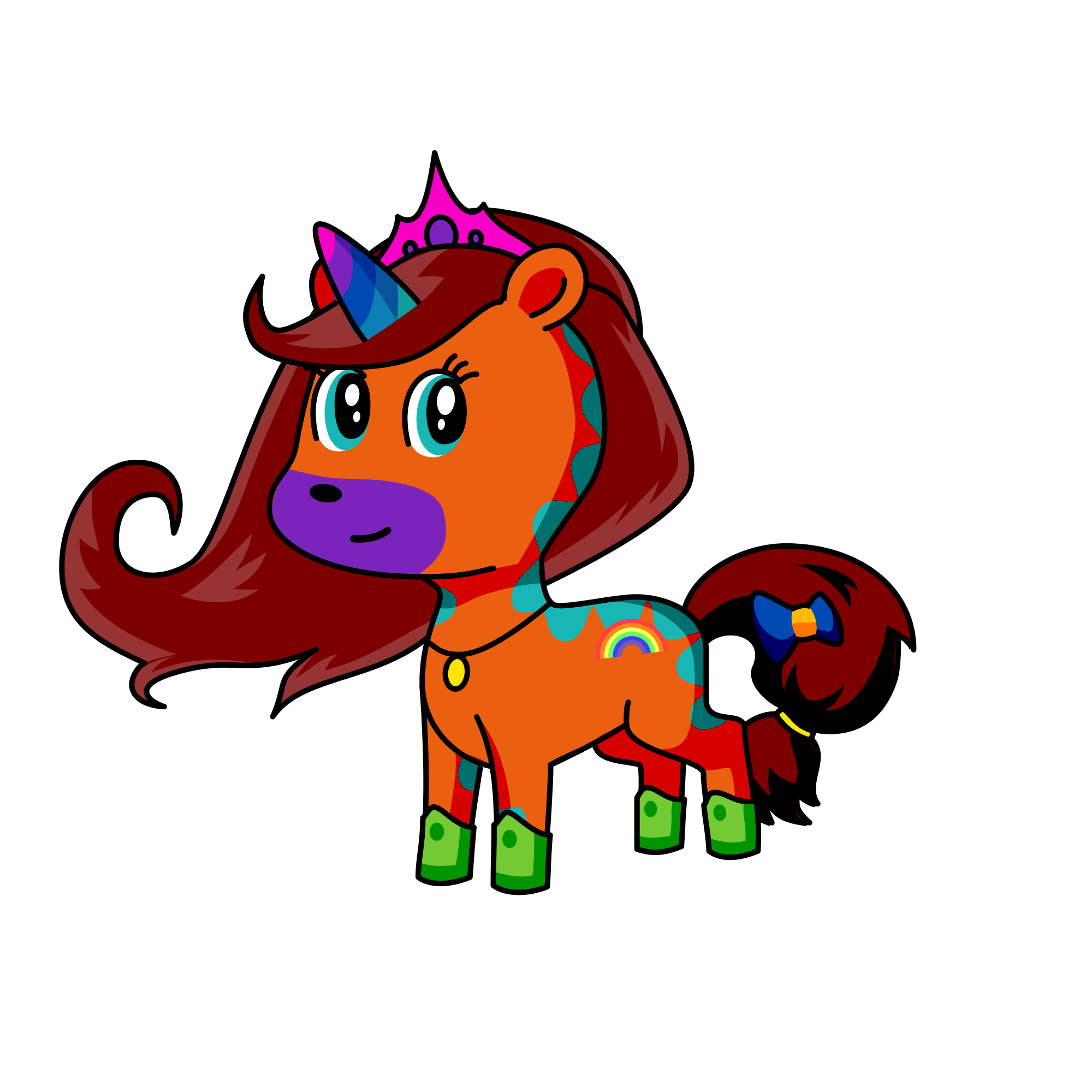 amathist green, the unicorn