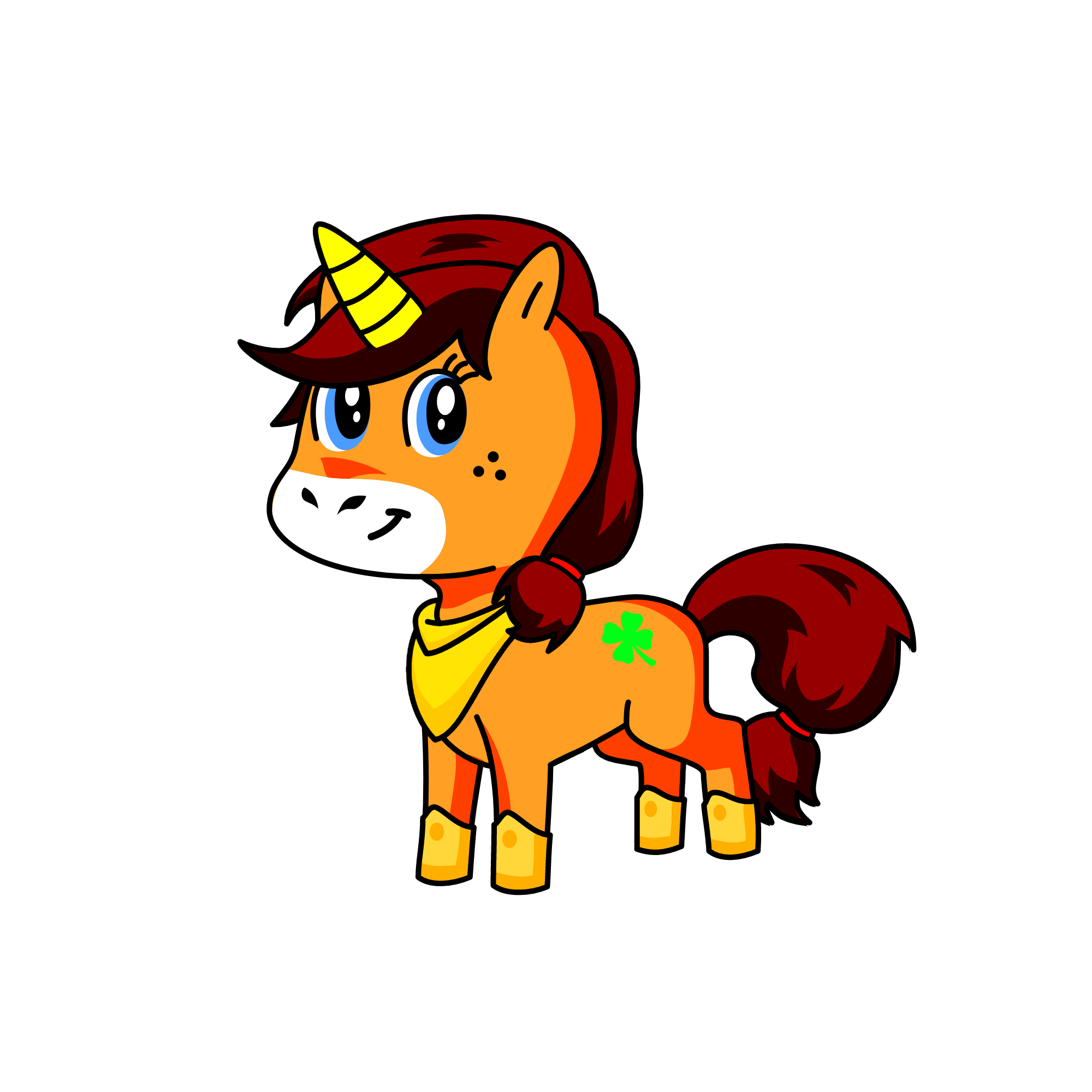 ENSOLARADA., the unicorn