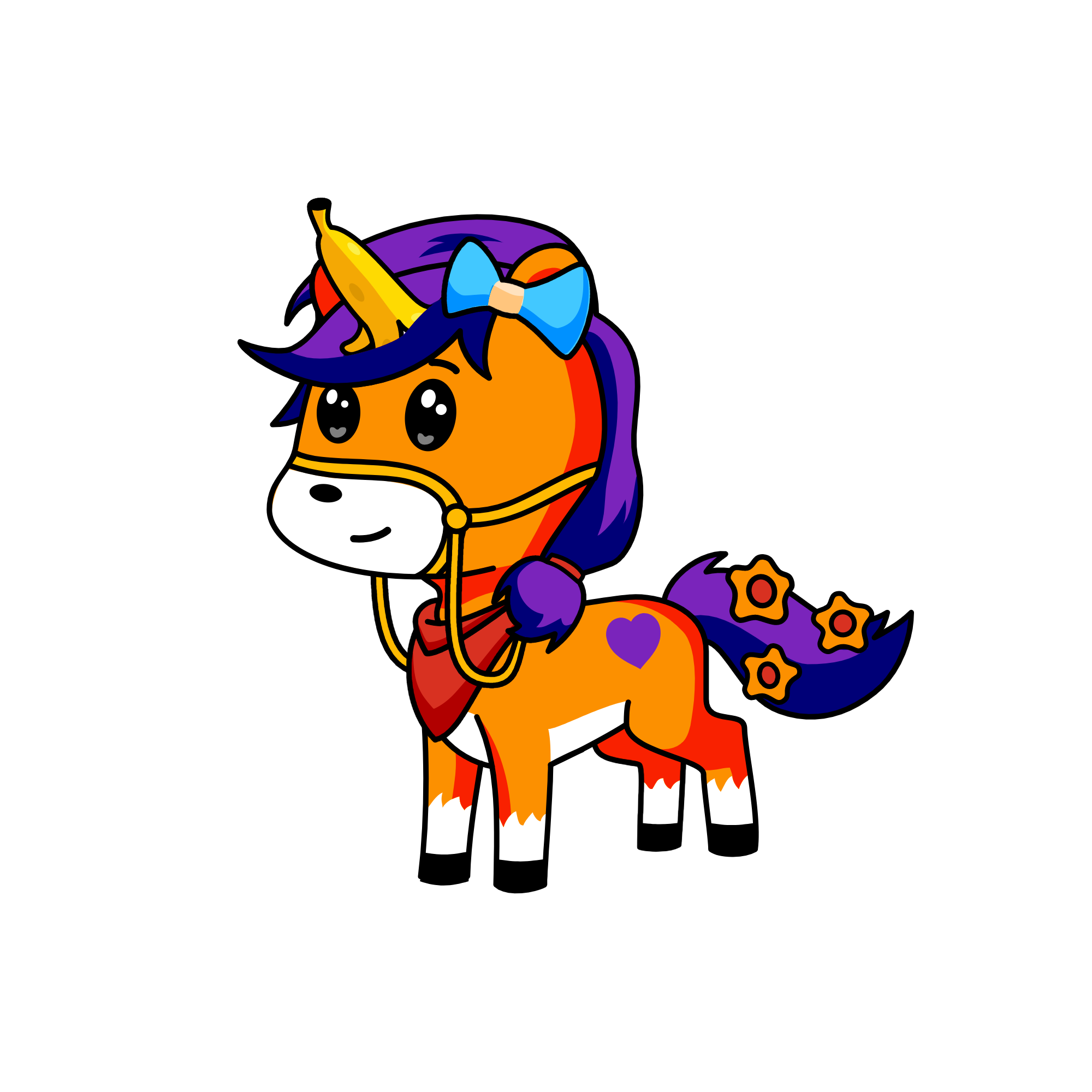 clumsy, the unicorn