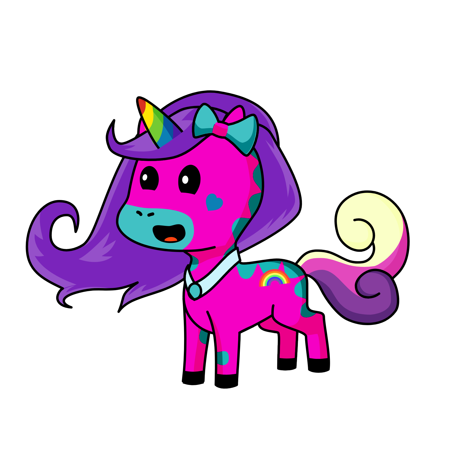 candy, the unicorn