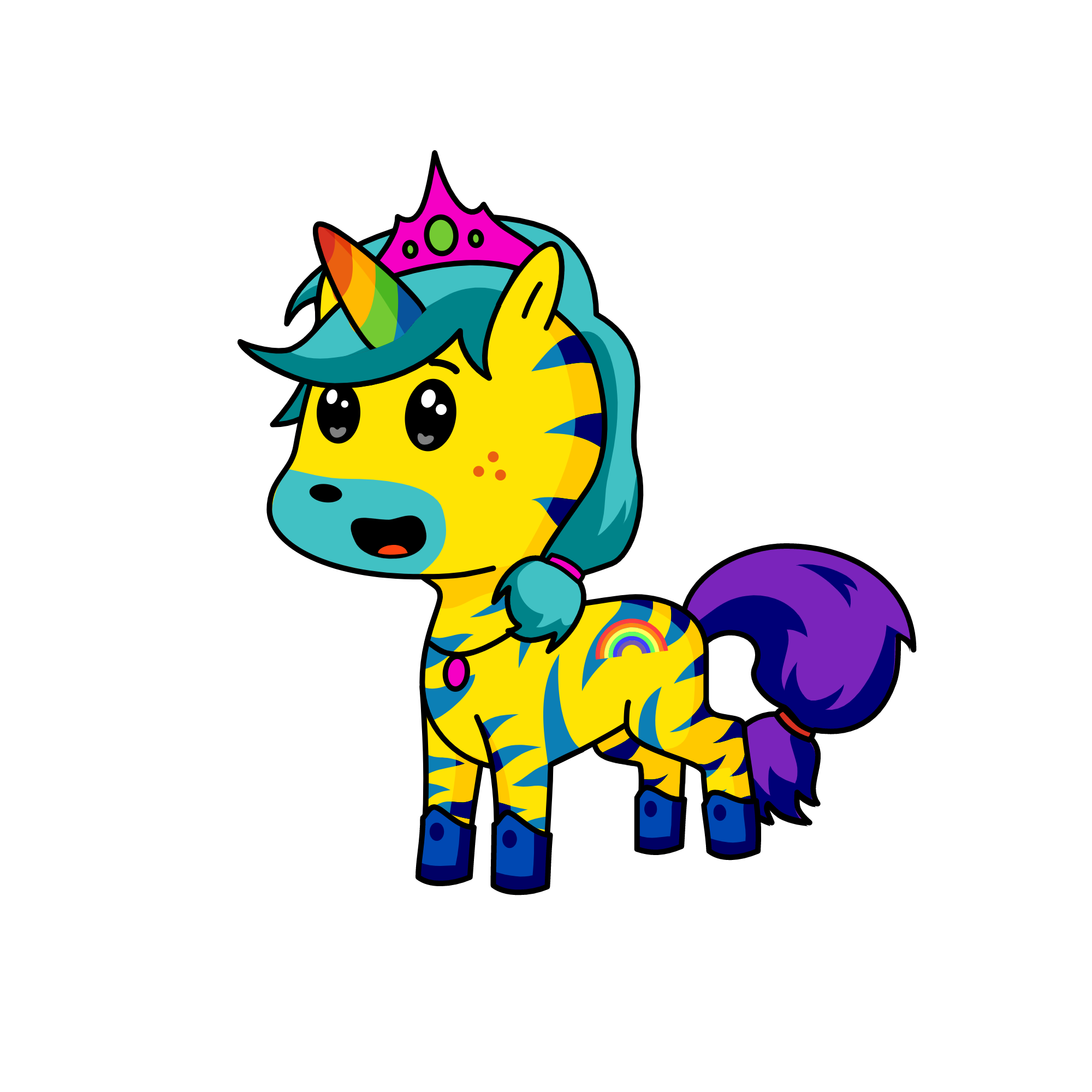 Queen Gemlock, the unicorn