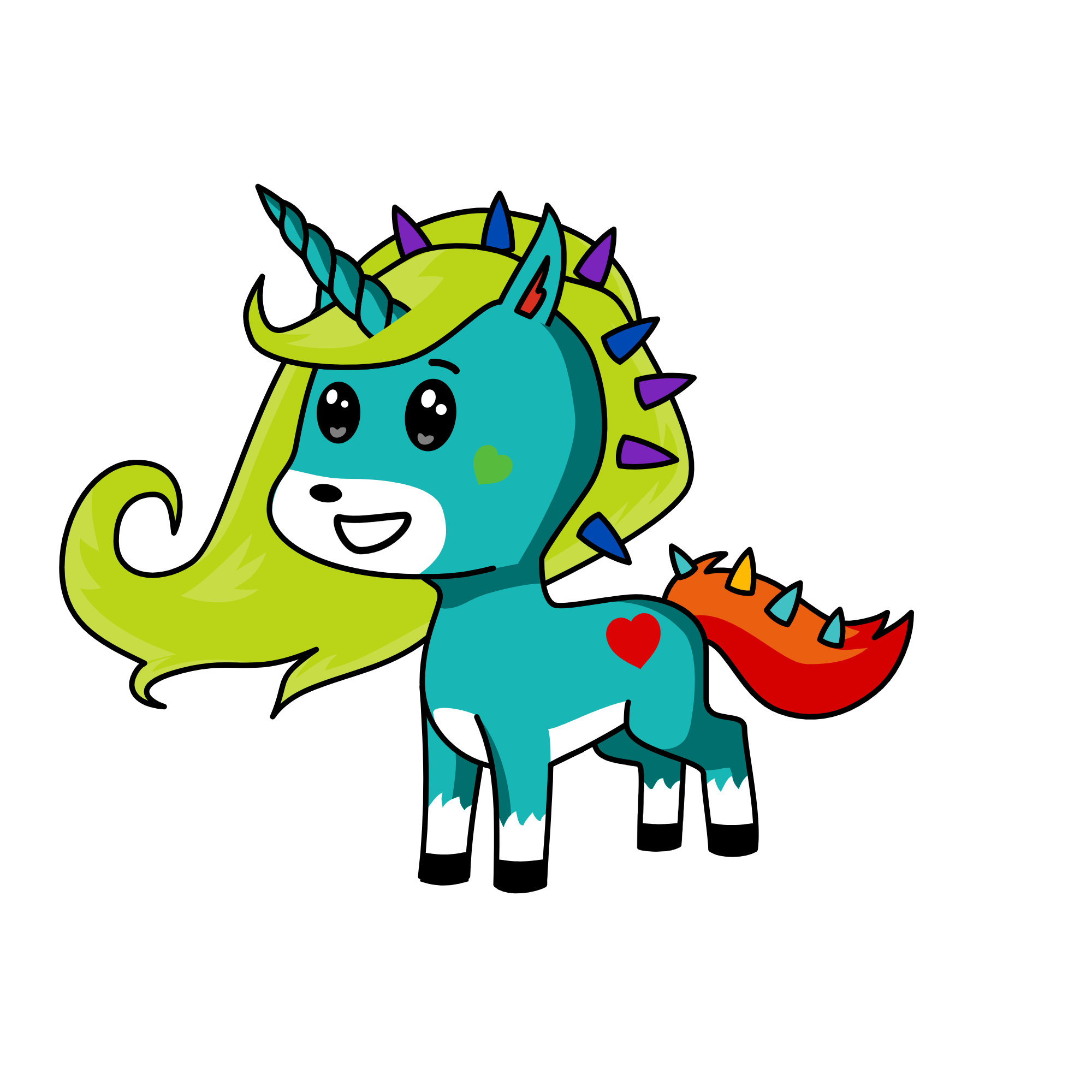 Heaven, the unicorn