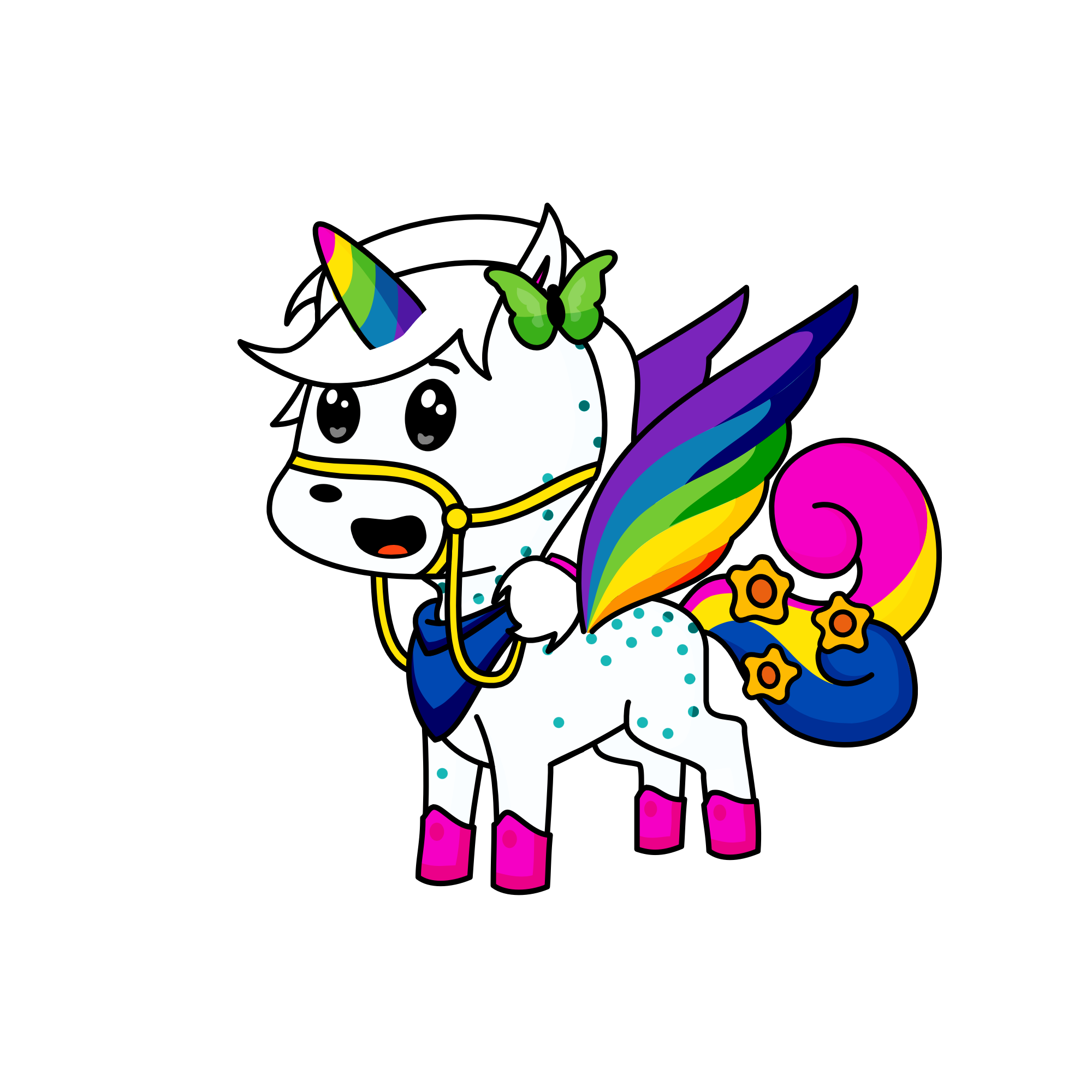 RainbowRazzleDazzleByPenelope, the unicorn