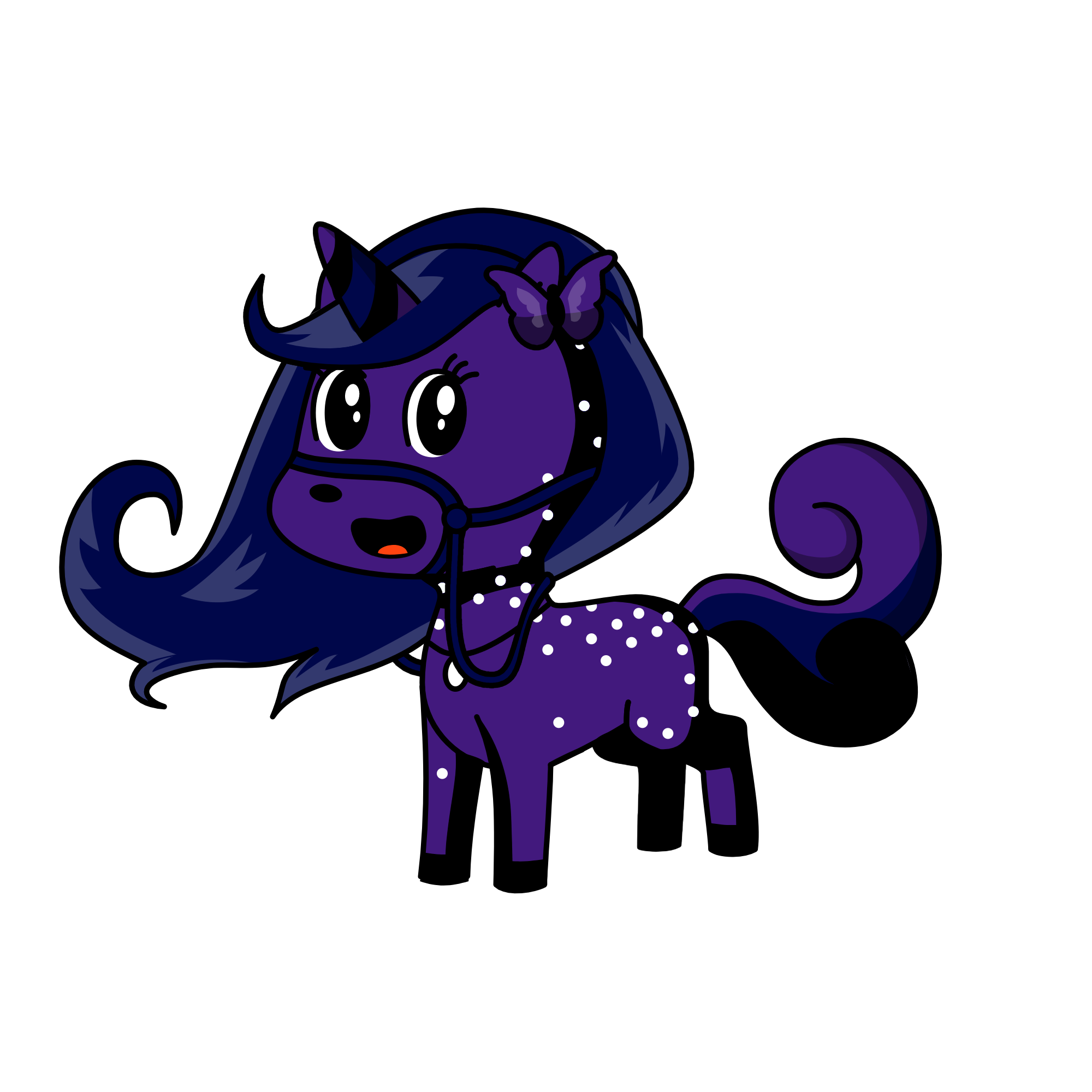 la reina del espacio y delas estrellas, the unicorn