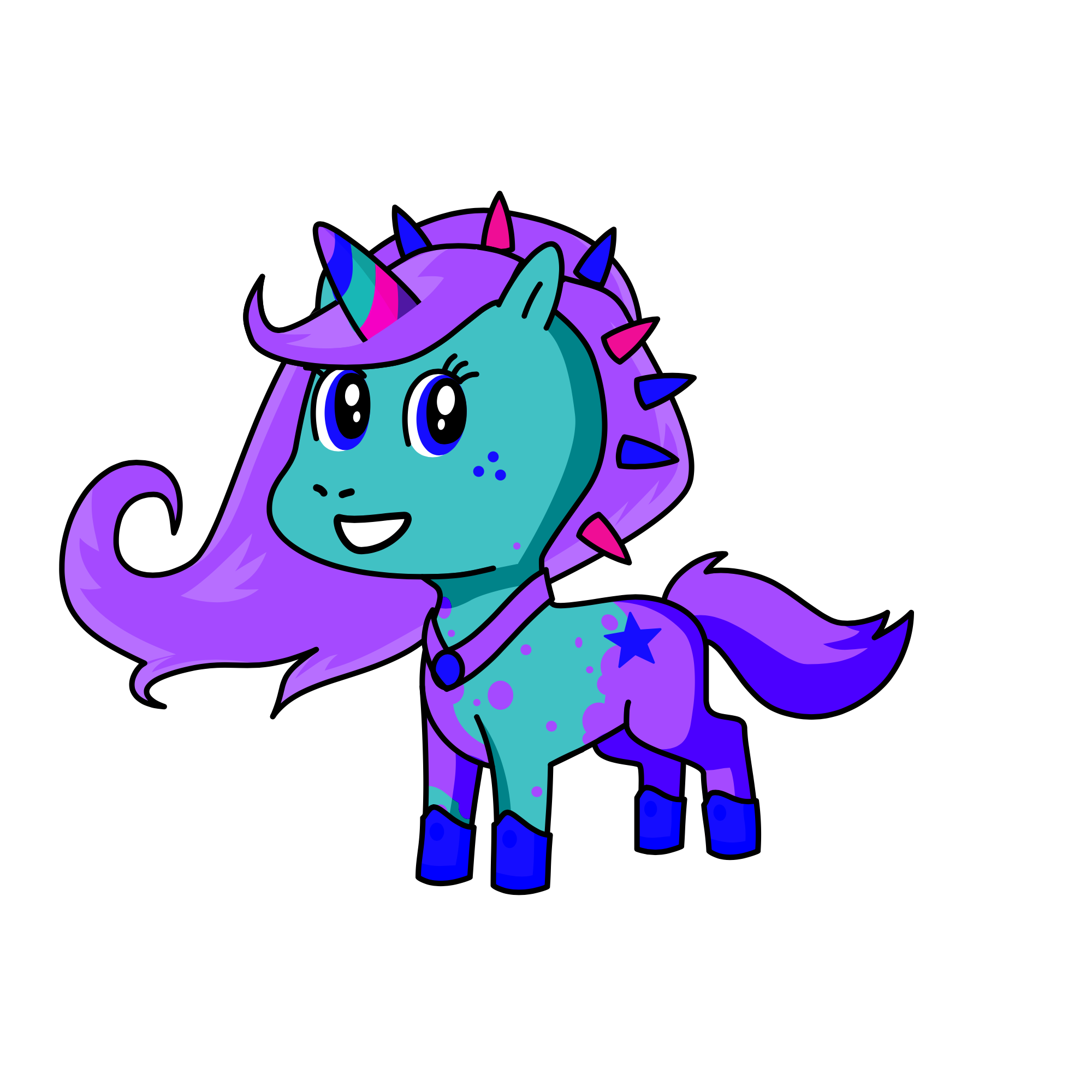 Stardust, the unicorn