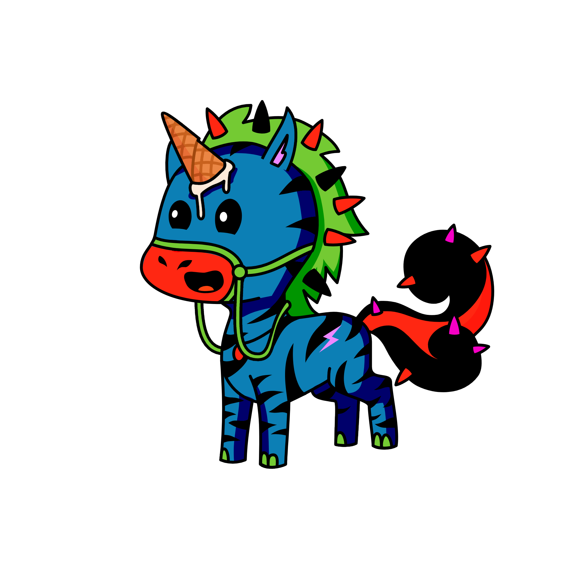 Heladito, the unicorn