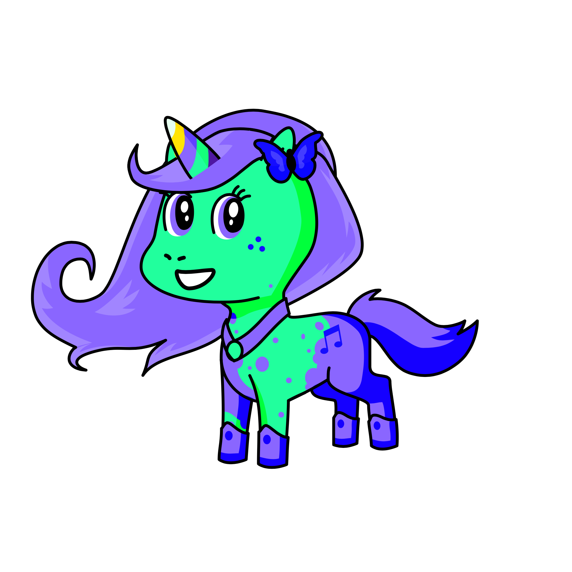 Opal, the unicorn
