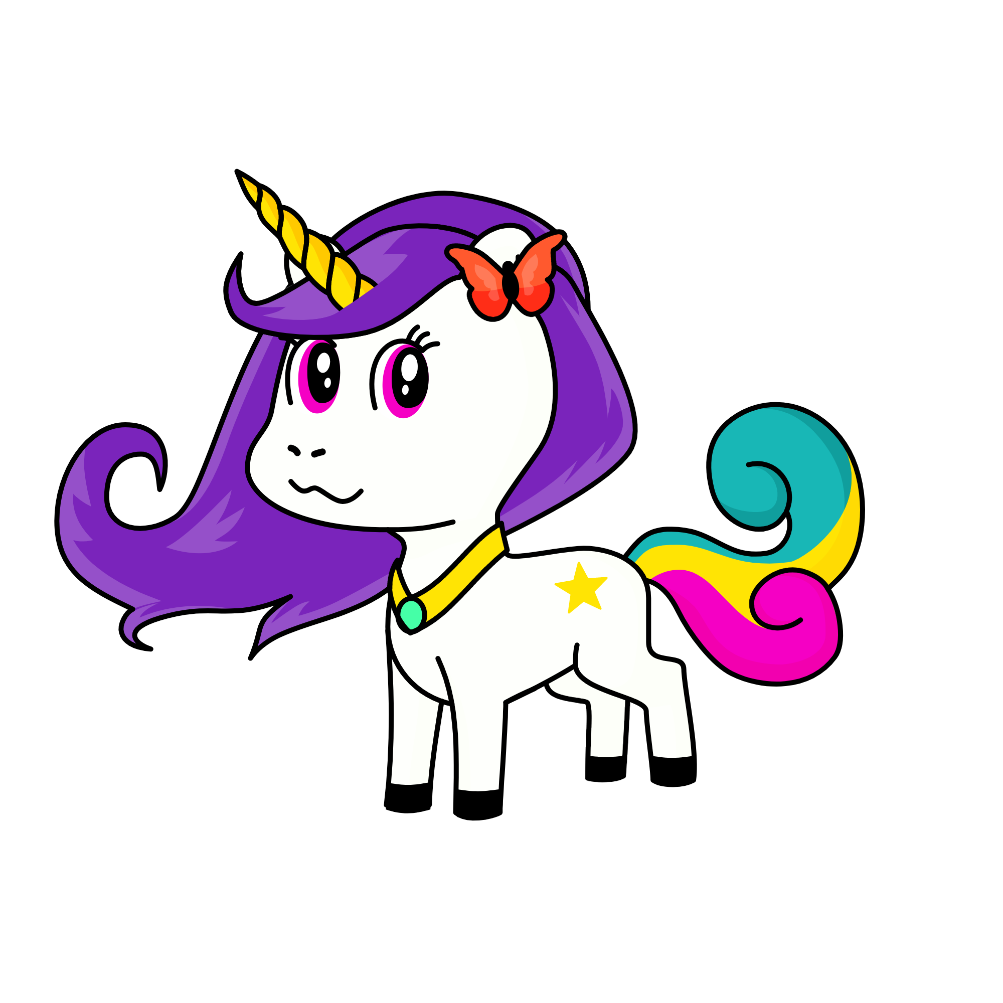 Wendy(2), the unicorn