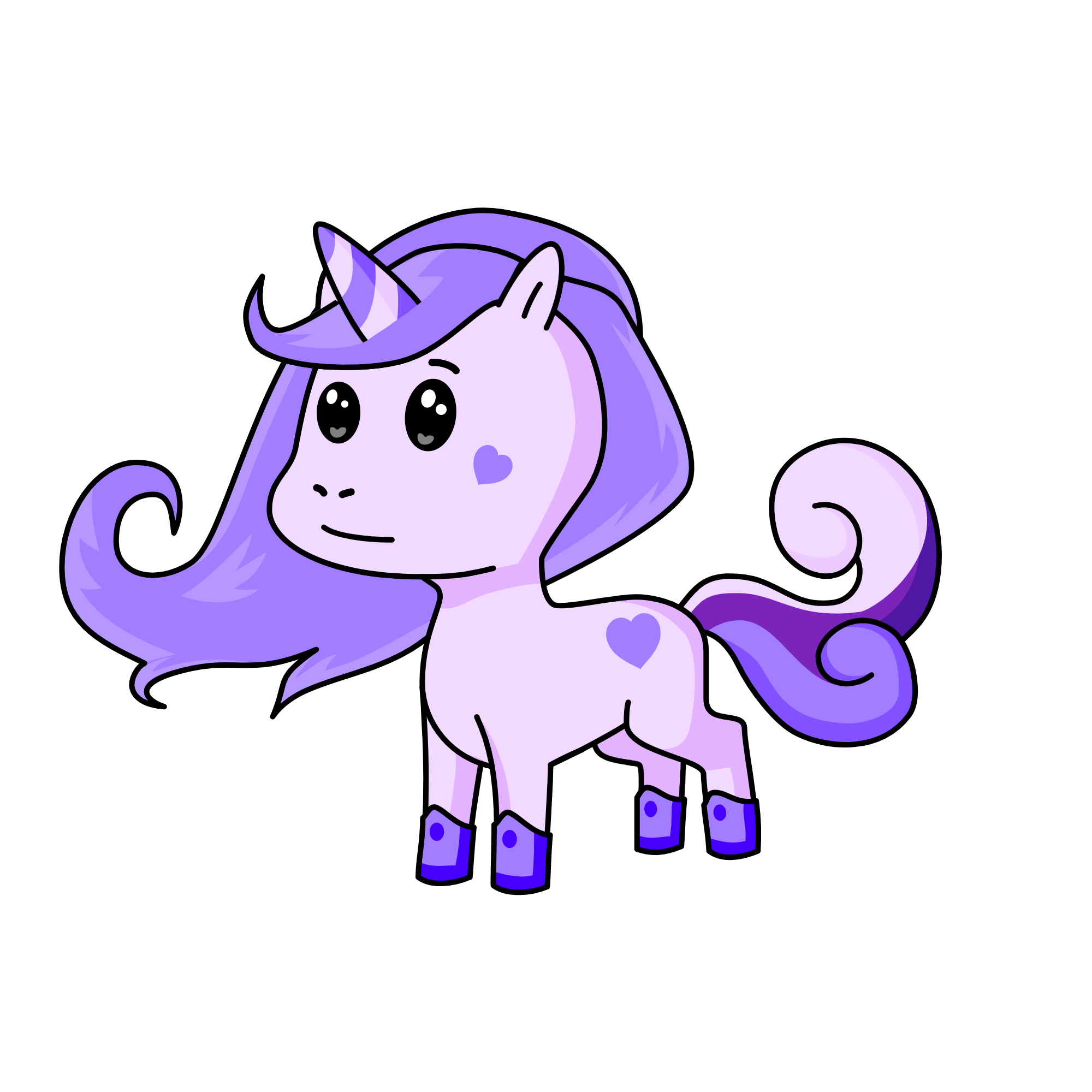 Cupcake, the unicorn