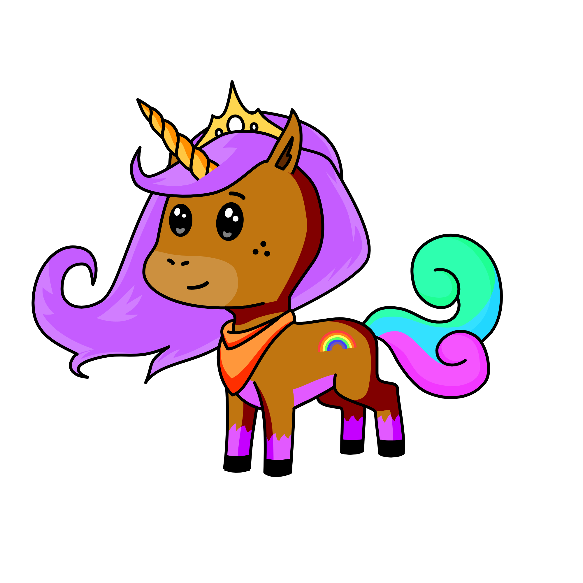 Crystal, the unicorn