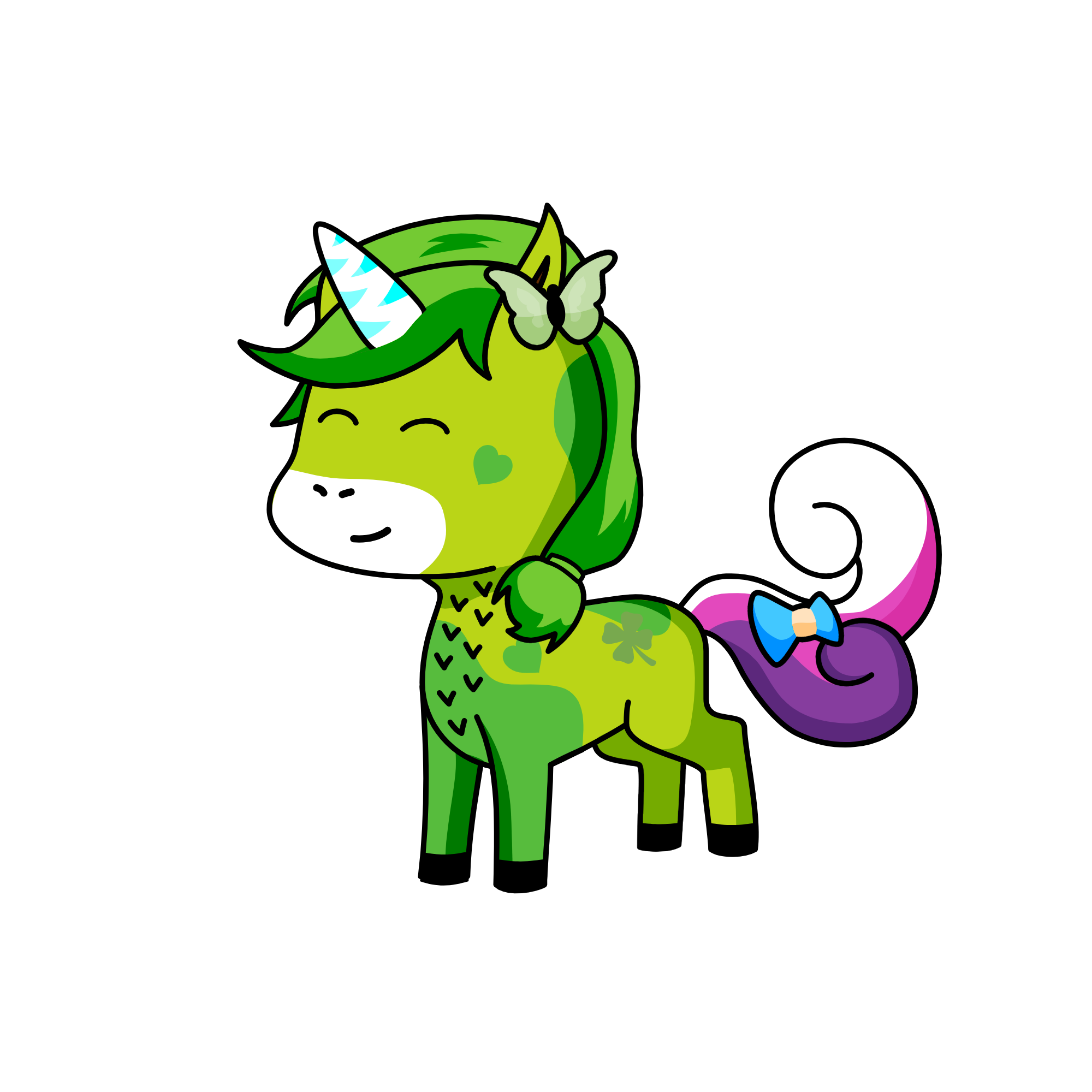 greenyo, the unicorn