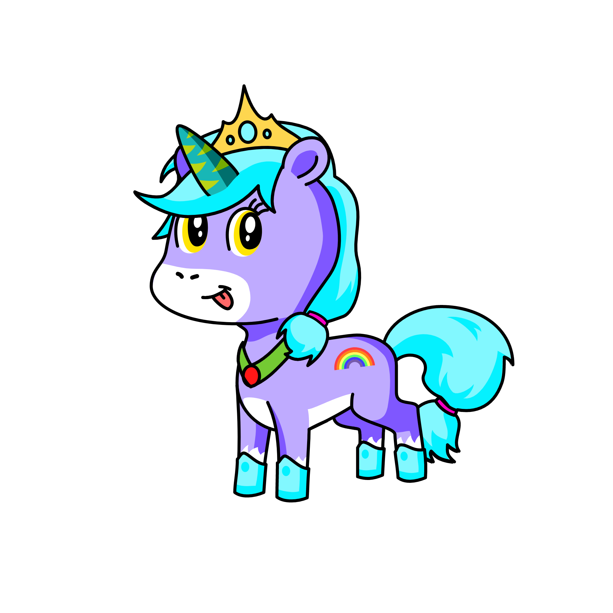 Crystal, the unicorn