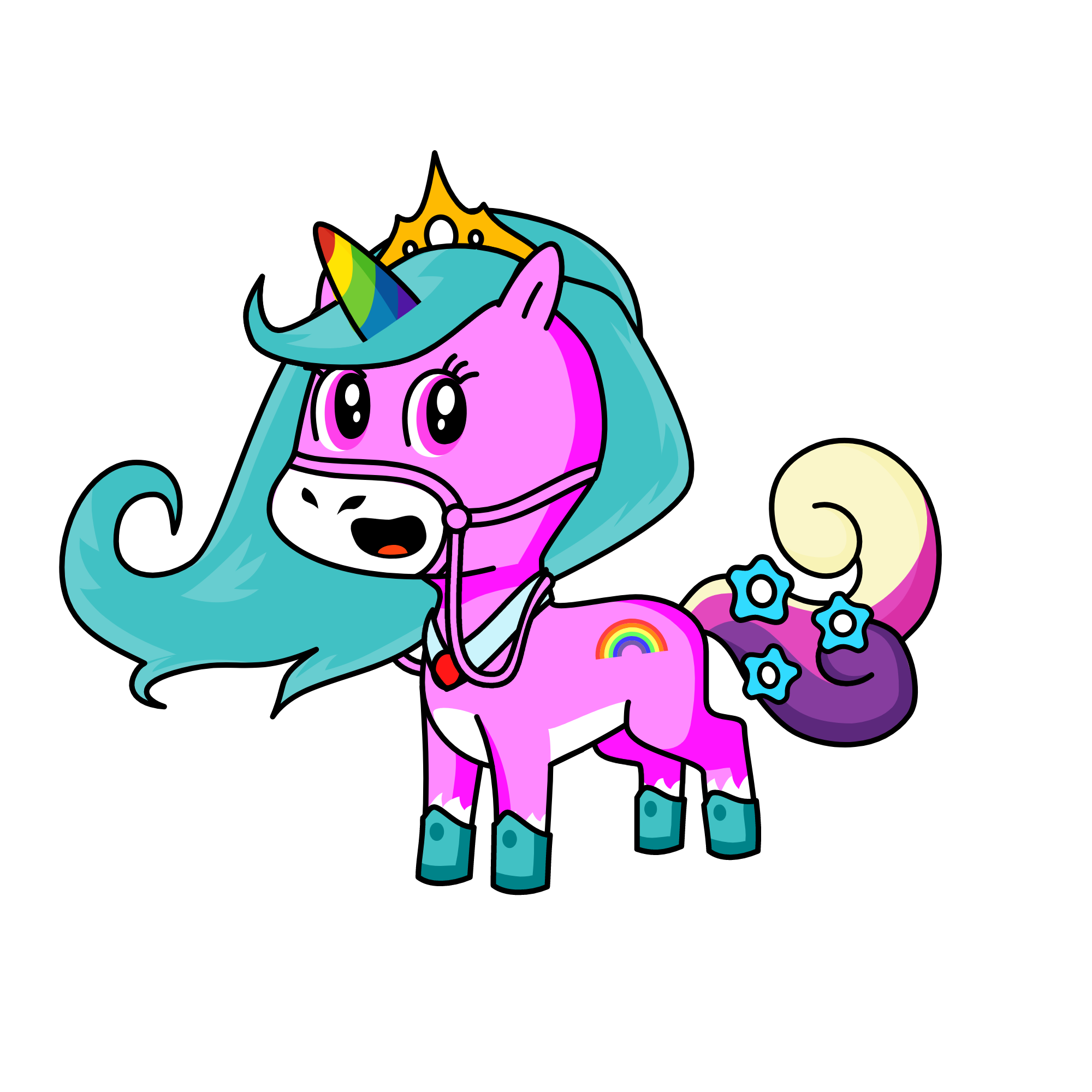 Glitter, the unicorn
