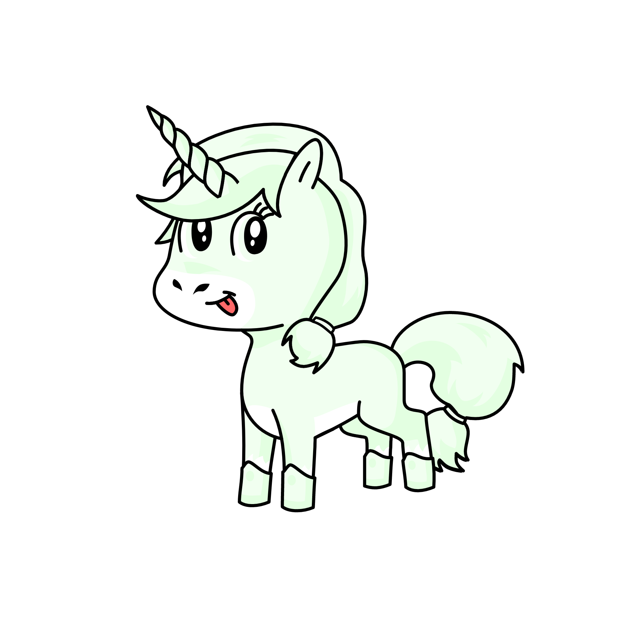 Ghosty, the unicorn