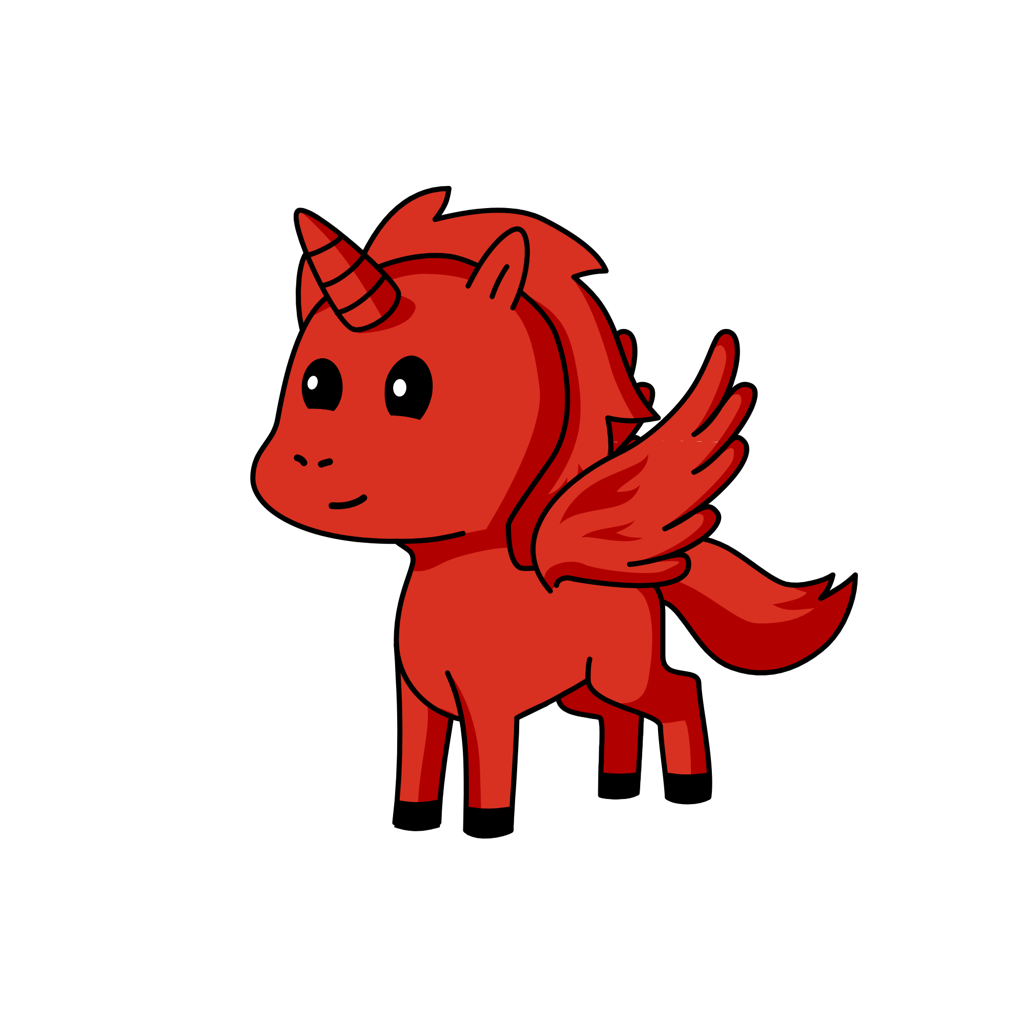 Fire fairy corn, the unicorn