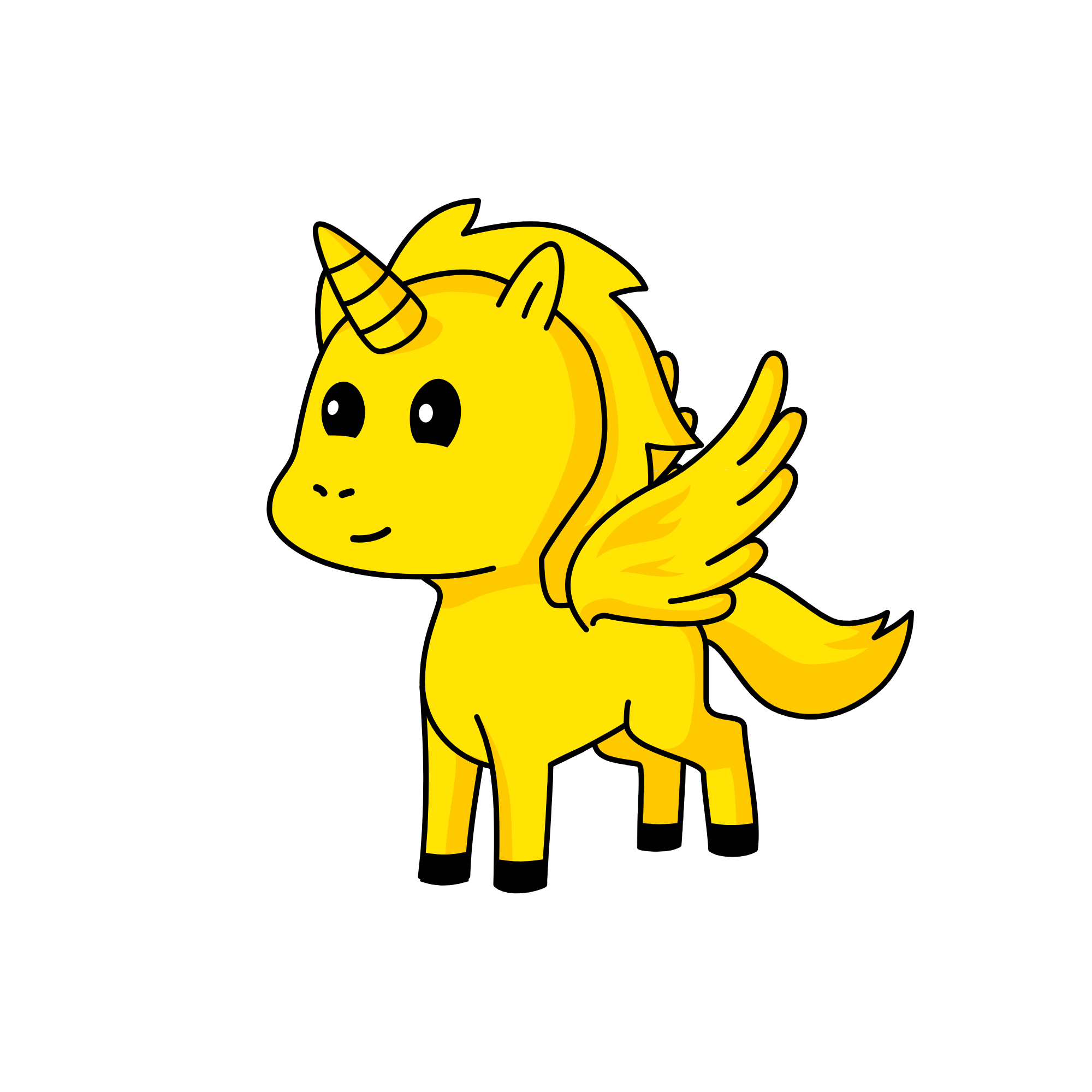 Sun fairy corn, the unicorn
