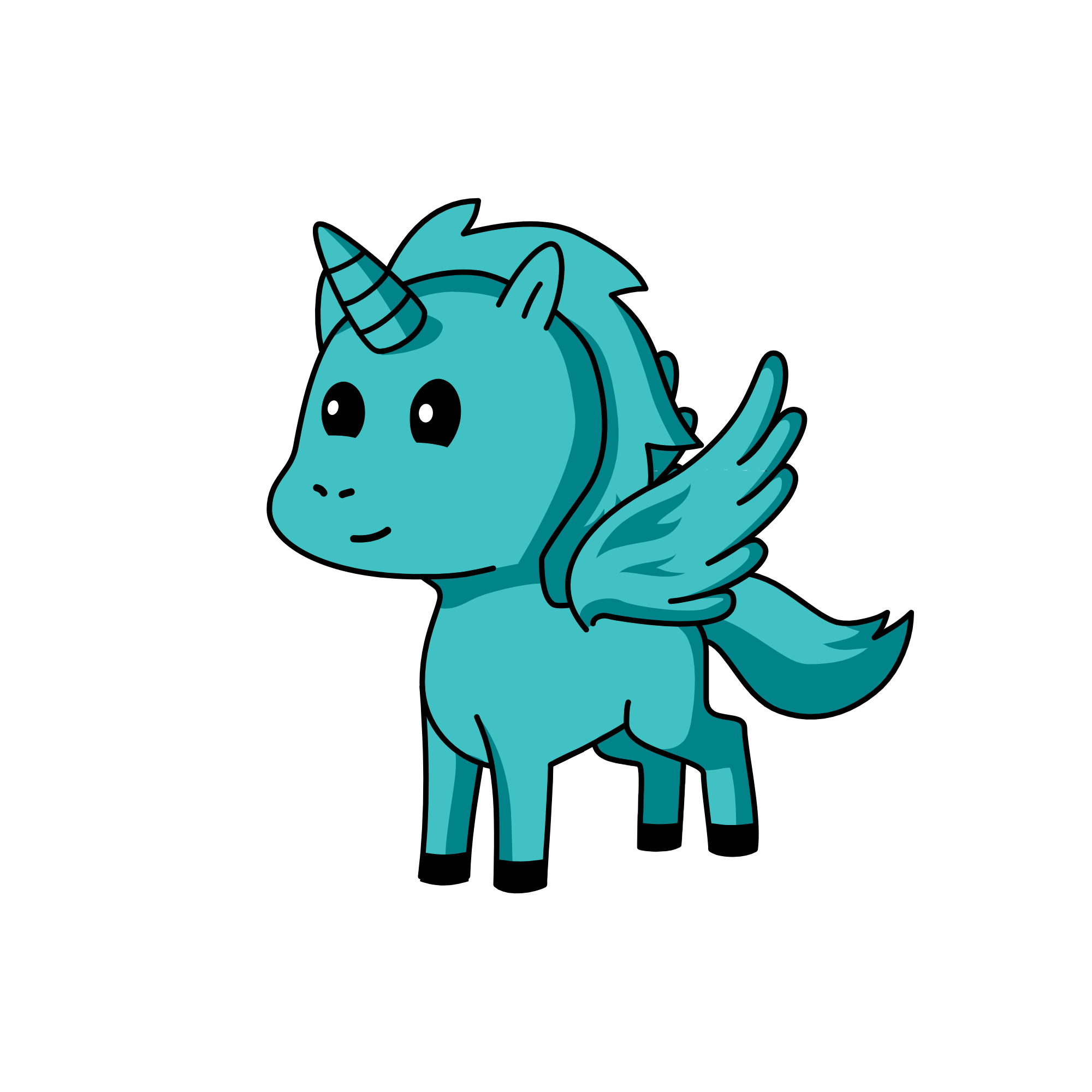 Water fairy corn, the unicorn