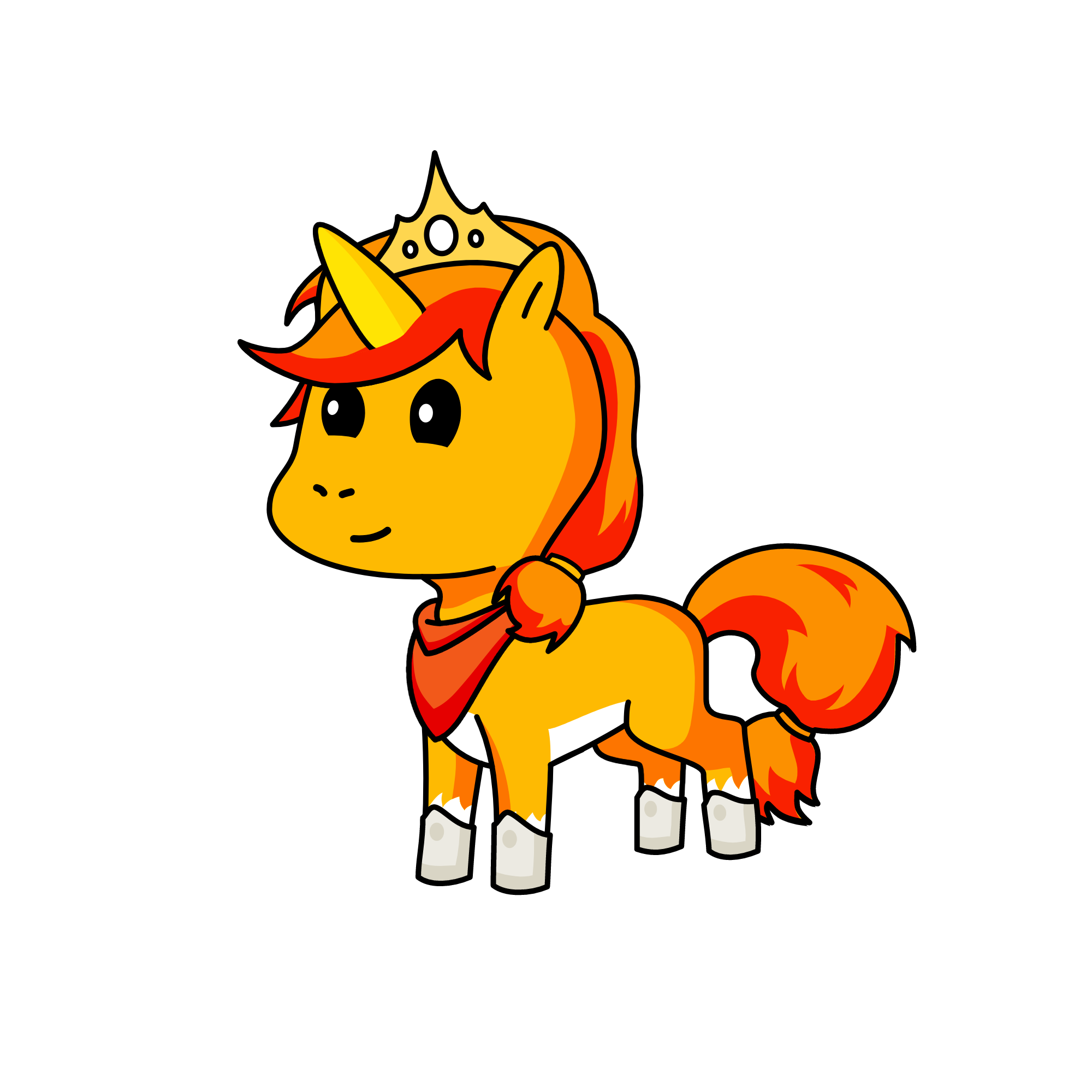 Apple jack with a powerfull horn, the unicorn