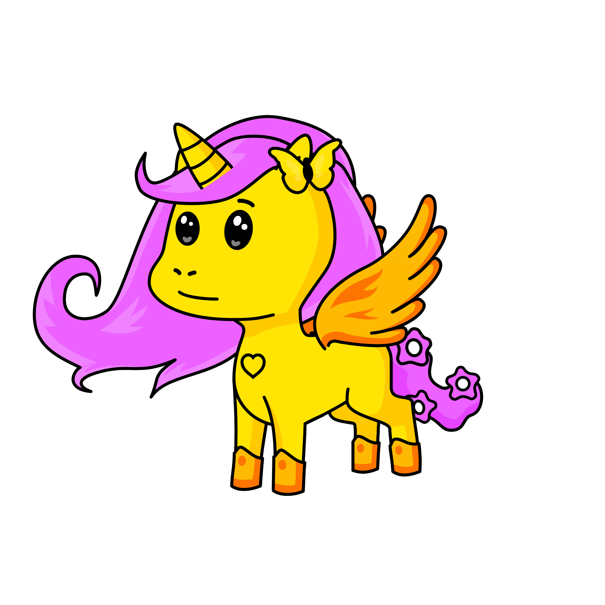 Fluttershy, the unicorn