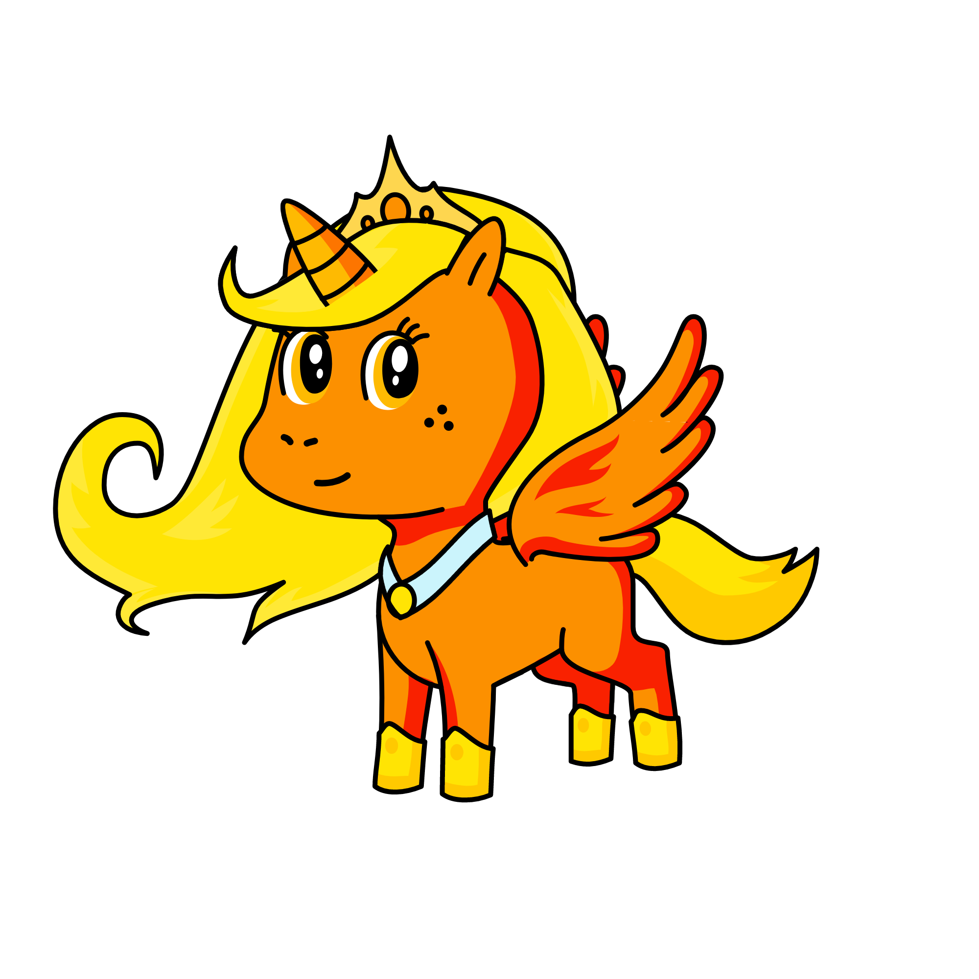 Sunset Shimmer, the unicorn